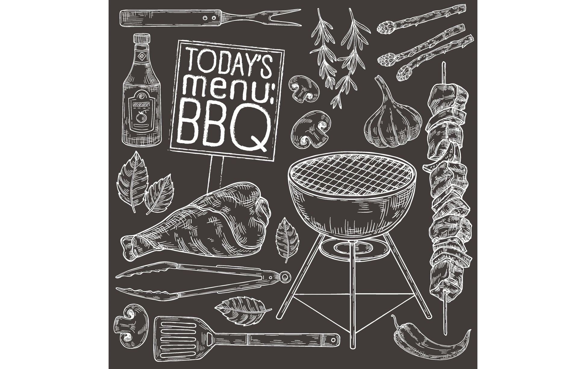 Paper + Design Servietten BBQ Today – 33 × 33 cm, 3-lagig – 20 Stück