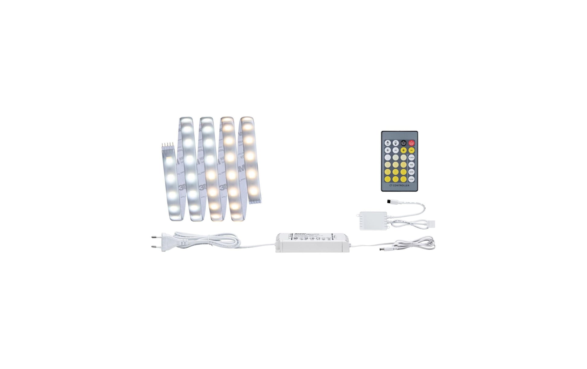 Paulmann LED-Strip MaxLED 500 TW – 1,5 m, 750 lm, 10 W, 3000–6500 K, dimmbar, silber