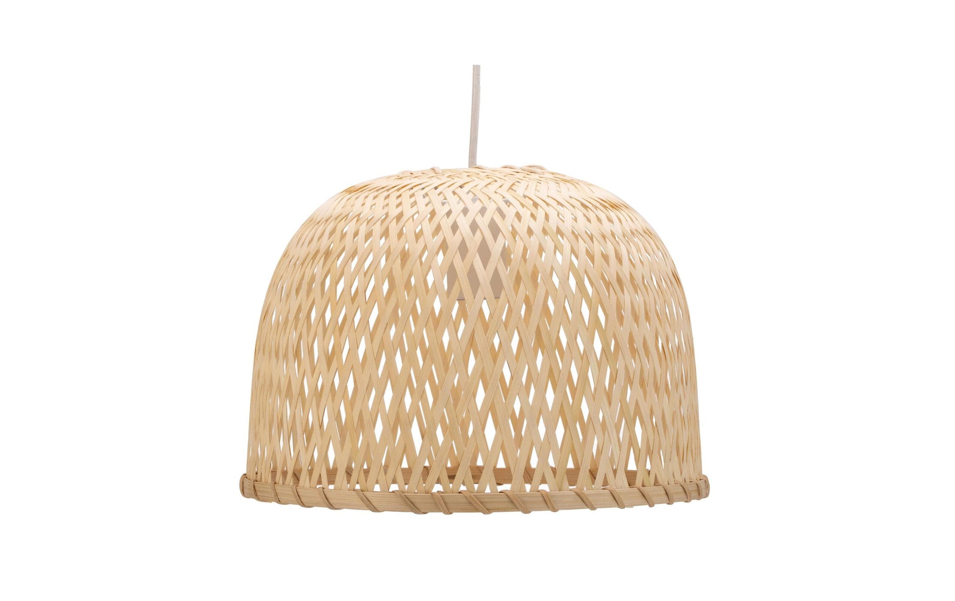 Pauleen Pendelleuchte Woody Pearl – Ø 33 × 23 cm, 20 W, beige/weiss, E27