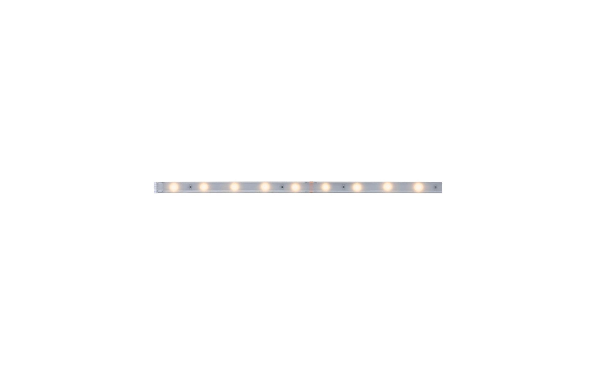 Paulmann LED-Strip MaxLED 250 – 1 m, 300 lm, 4 W, 2700 K, dimmbar, IP44, weiss, festverbaut