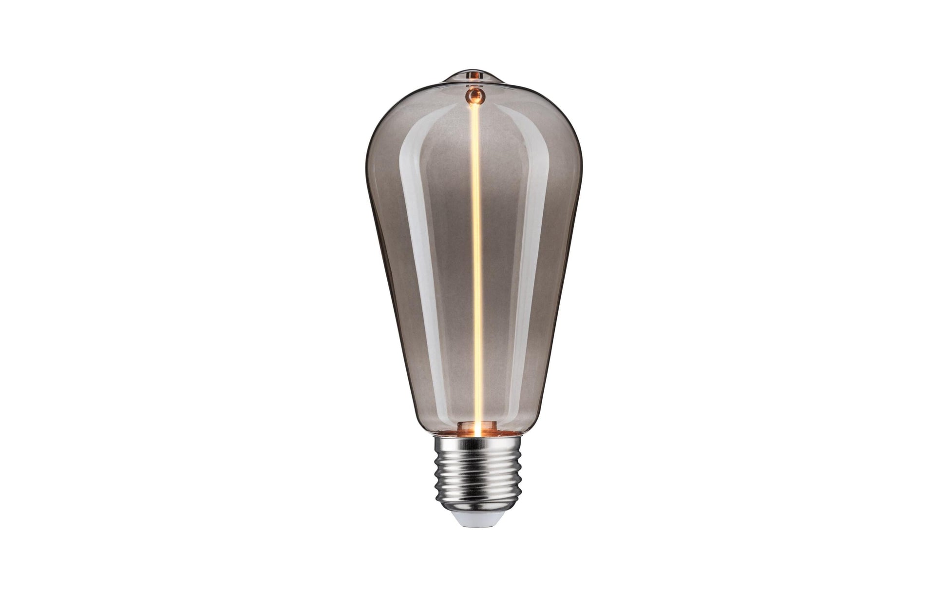 Paulmann LED-Leuchtmittel E27 A-Form – Warmweiss 1800 K, 90 lm, 2,8 W – IP20 – 1 Stk. – Grau, Glas