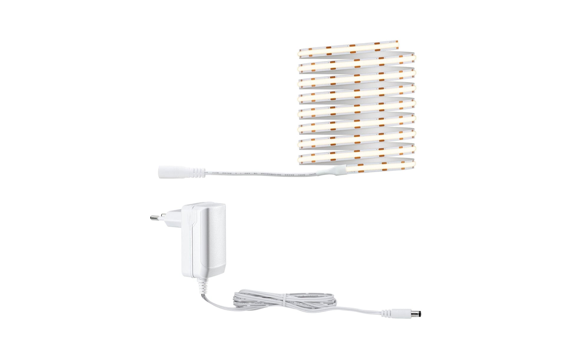 Paulmann LED-Strip SimpLED COB Strip – Set, 3 m, 1500 lm, 11 W, 3000 K, weiss, inkl. Netzteil