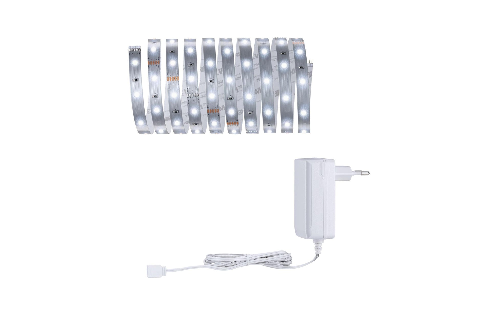 Paulmann LED-Strip – Set, 3 m, 900 lm, 12 W, 6500 K, dimmbar, weiss
