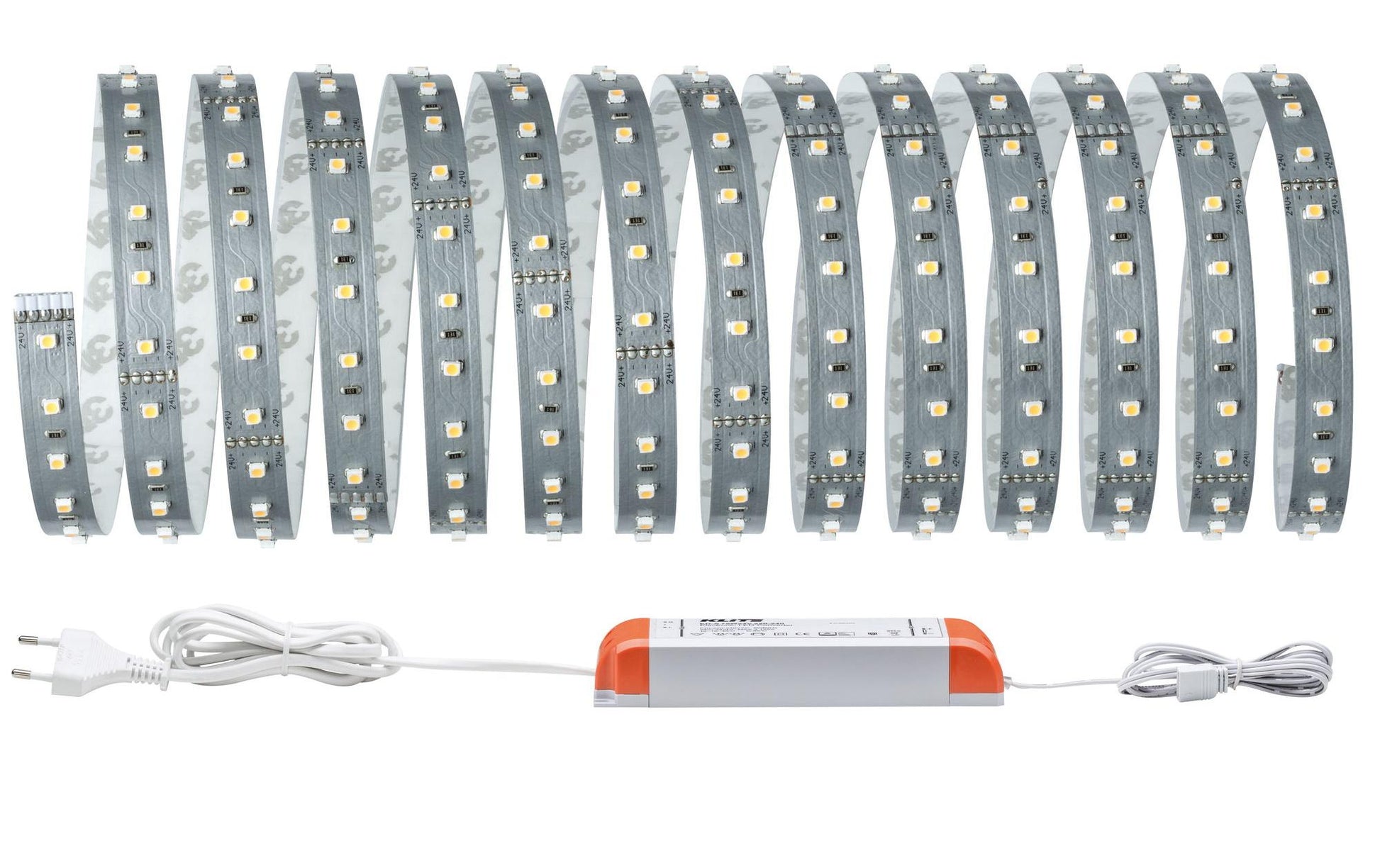 Paulmann LED-Strip MaxLED 500 – Set, 5 m, 2750 lm, 33 W, 2700 K, dimmbar, weiss