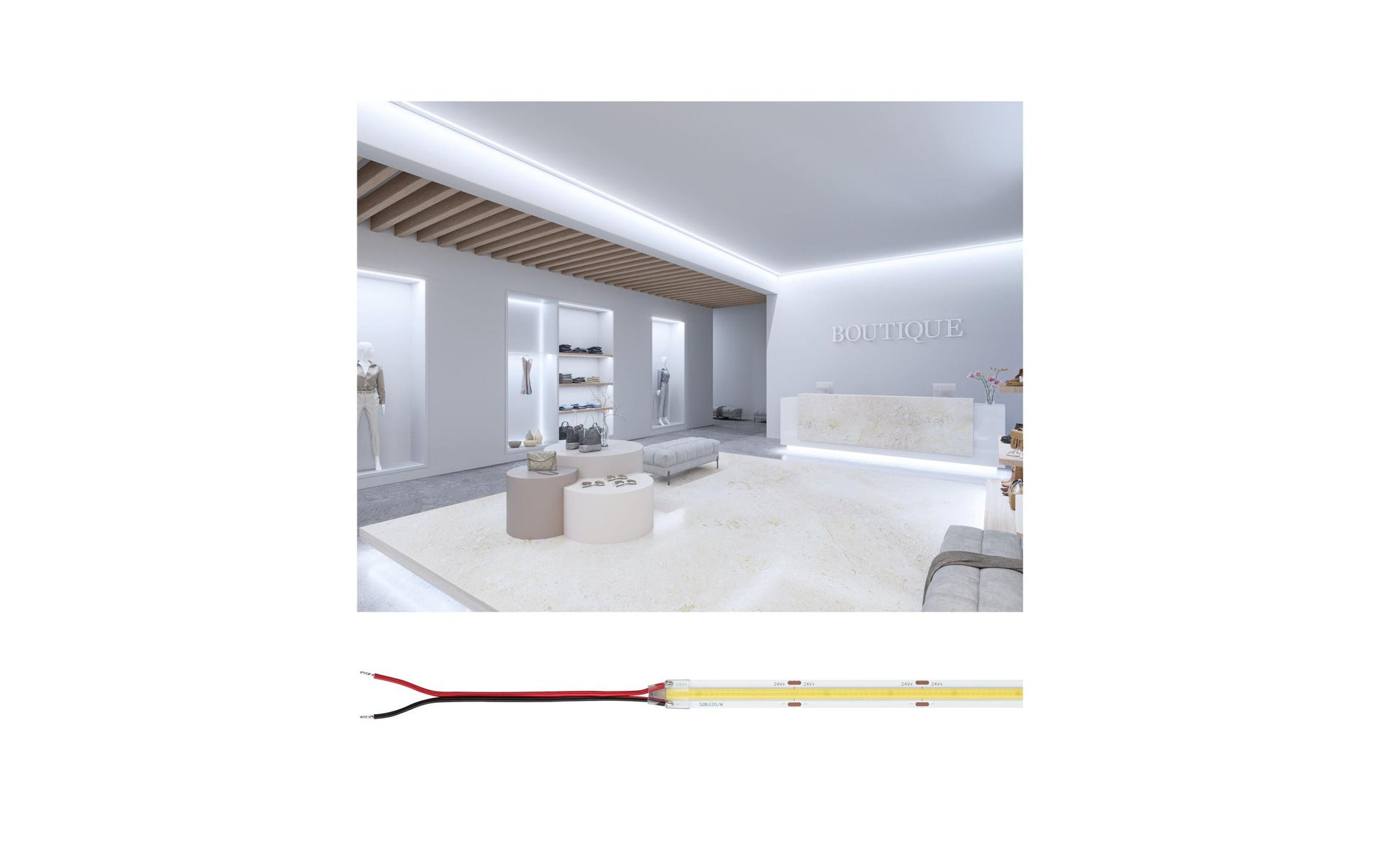 Paulmann LED-Strip Silver ProLED – 5 m, 7000 lm, 65 W, 6500 K, dimmbar, weiss
