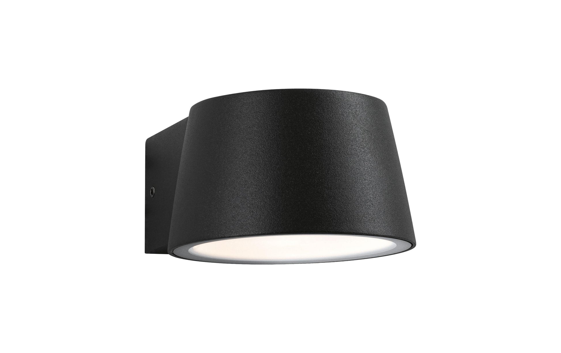 Paulmann Aussenwandleuchte – 9,6×5,6 cm, 500 lm, 5 W, Warmweiss, 3000 K, IP44, Netzbetrieb, Grau, Aluminium