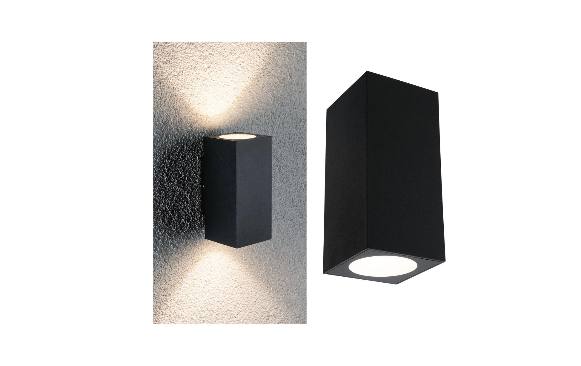 Paulmann Aussenwandleuchte – 520 lm, 6 W – Warmweiss, 3000 K – IP44 – Netzbetrieb – Anthrazit, Aluminium