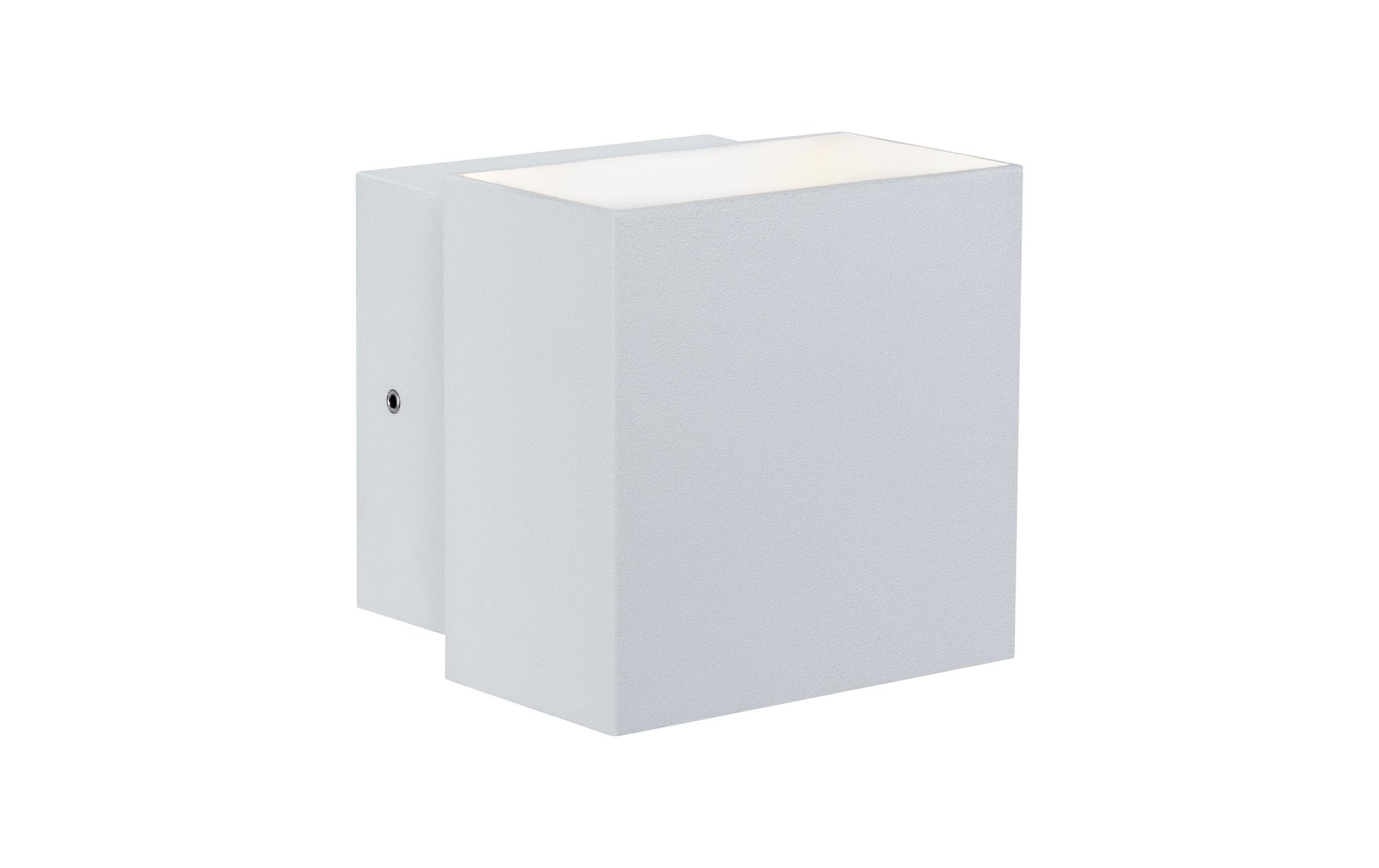 Paulmann Aussenwandleuchte – 355 lm, 6 W – Warmweiss, 2700 K – IP65 – Netzbetrieb – Weiss – Aluminium
