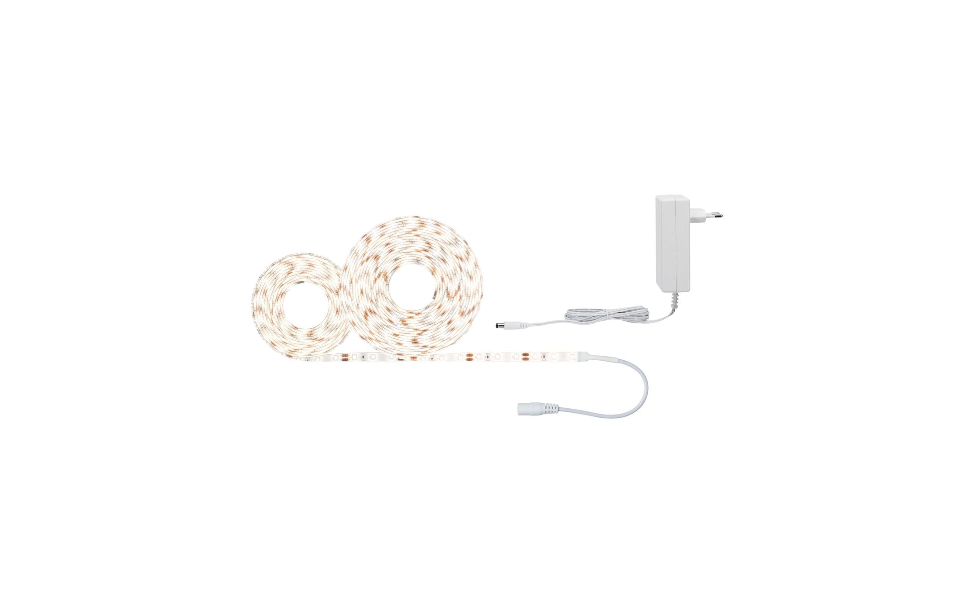 Paulmann LED-Strip SimpLED Rolle – 2er Pack, 7,5 m, 2250 lm, 20 W, 3000 K, weiss, inkl. Netzteil