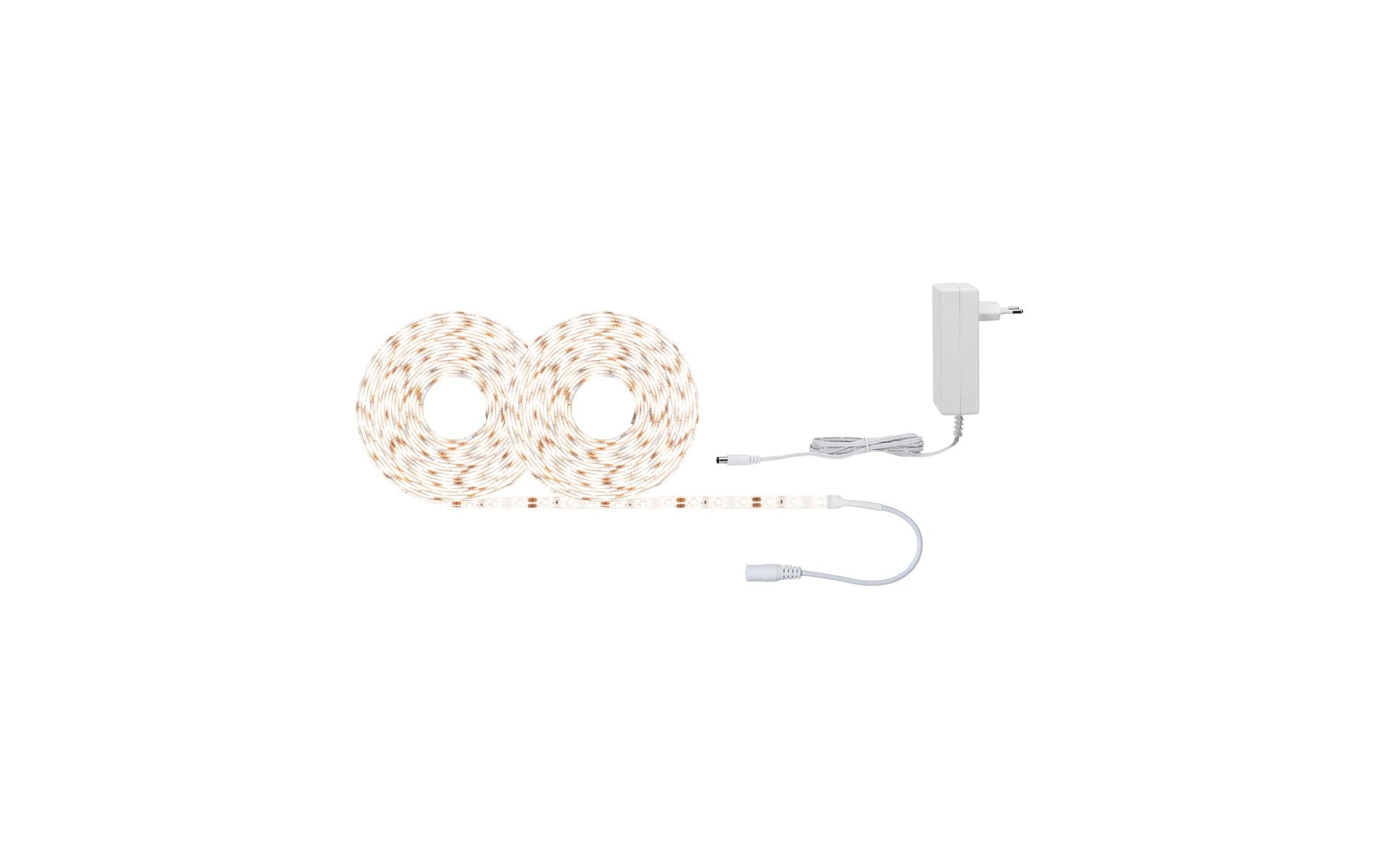 Paulmann LED-Strip – 2er Pack, 10 m, 3000 lm, 22 W, 3000 K, weiss, mit Netzteil