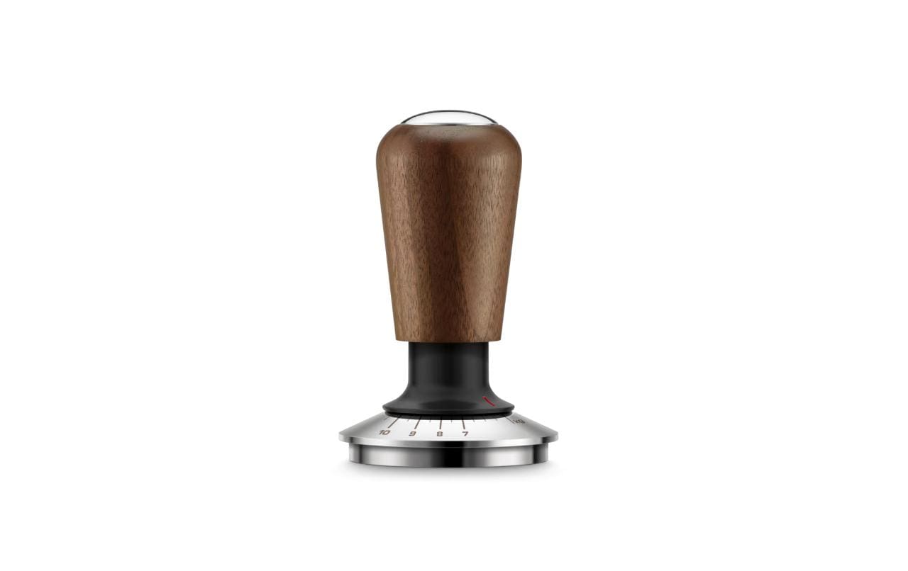 Sage Stampfer Force Gauge Tamper 58 – Ø 5,8 cm, Walnussholz/Edelstahl, für 58 mm Siebträger