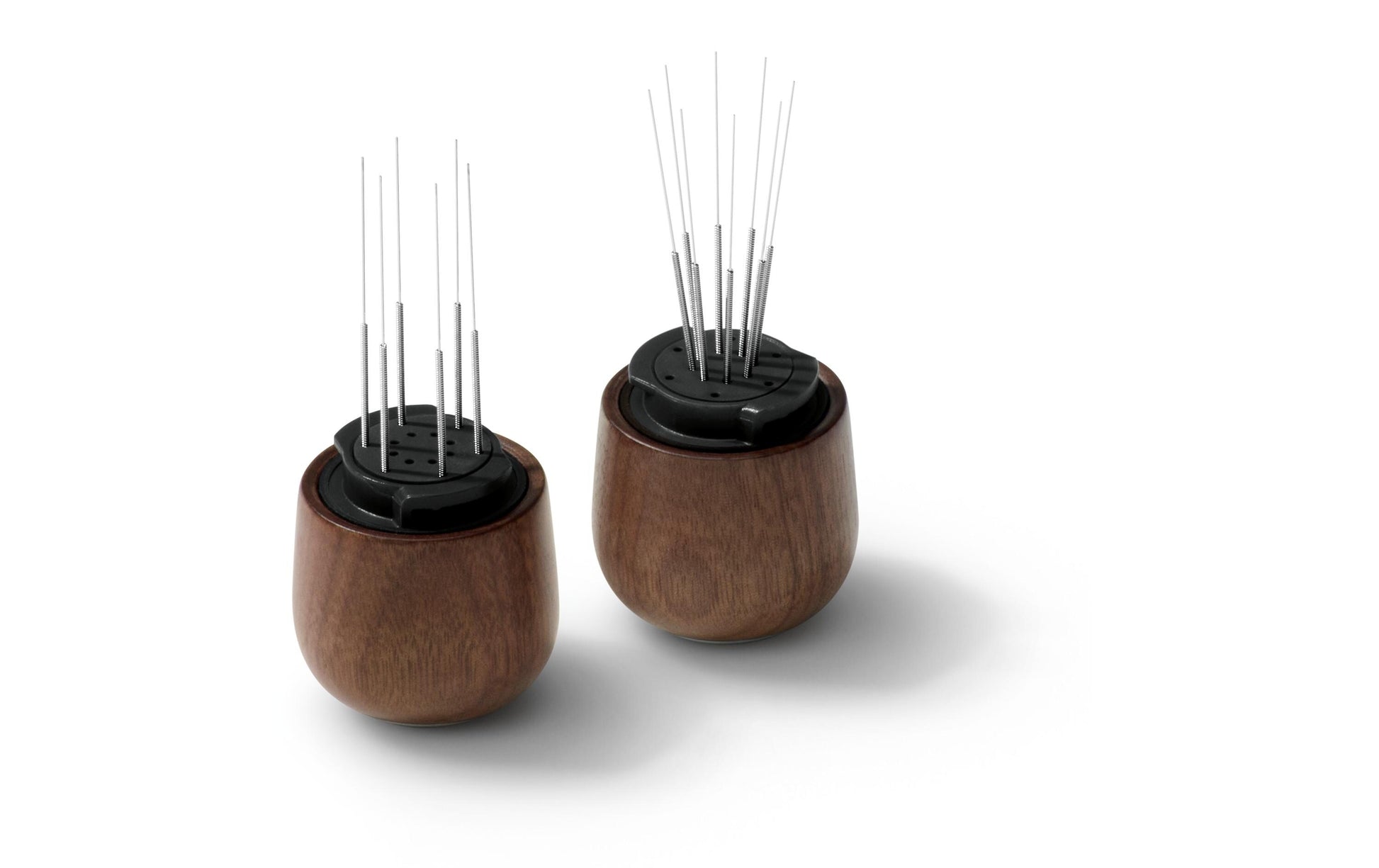 Sage Tamper Distribution Duo – Ø 5,8 cm, für 58 mm Siebträger, Edelstahl/Walnuss