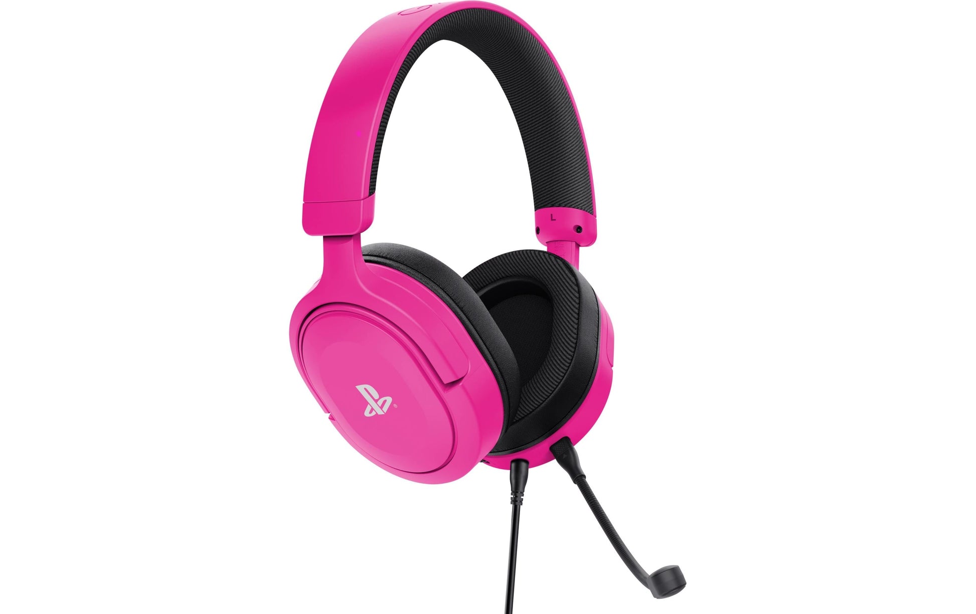 Trust GXT 498P Forta Gaming-Headset – Over-Ear, Stereo, Kabelgebunden, 3,5 mm Klinke, Rosa