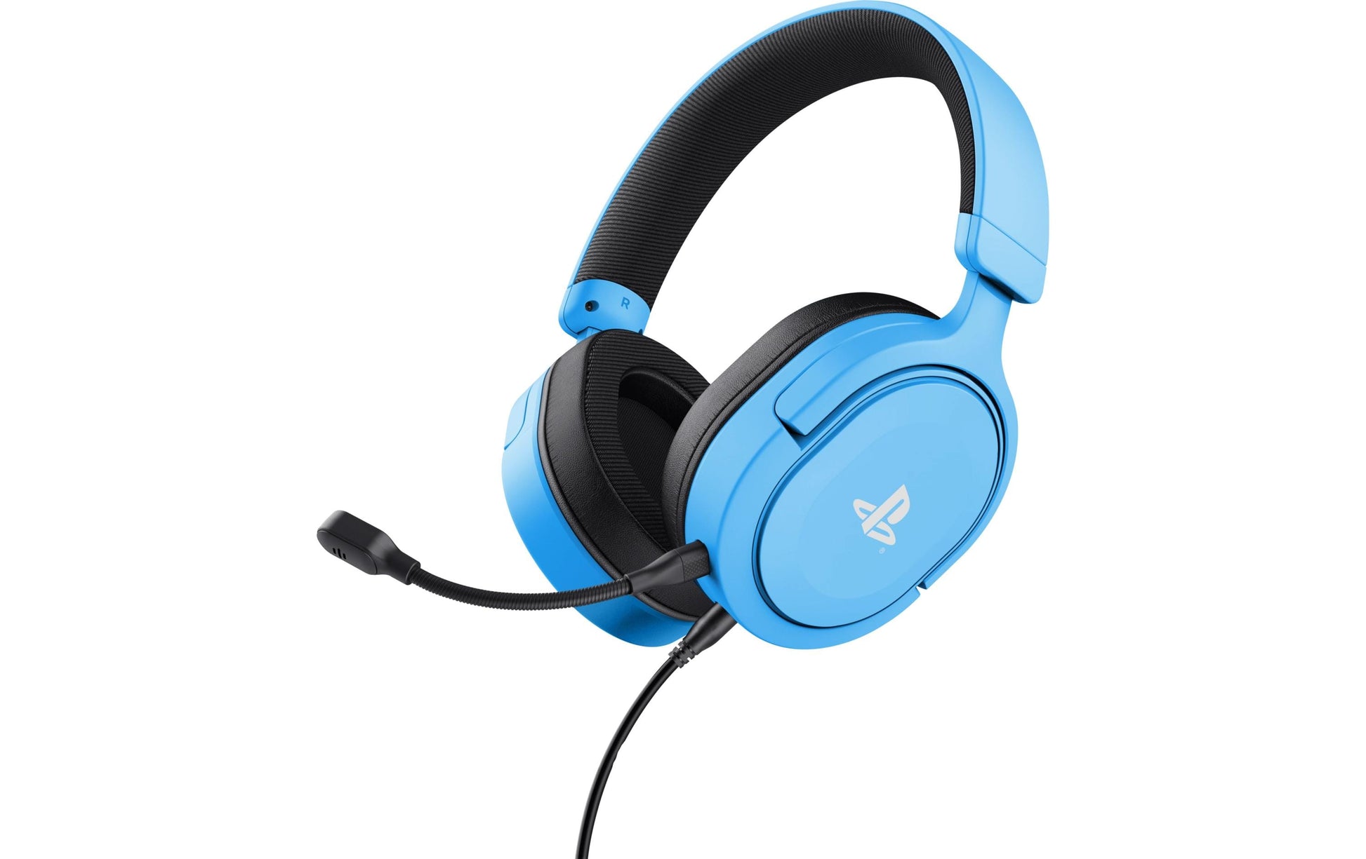 Trust GXT498B Forta Gaming-Headset – Over-Ear, Stereo, 3,5 mm Klinke, für PS5, PS4 und andere, Blau