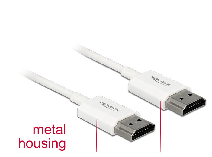 DeLOCK HDMI-Kabel, Weiss