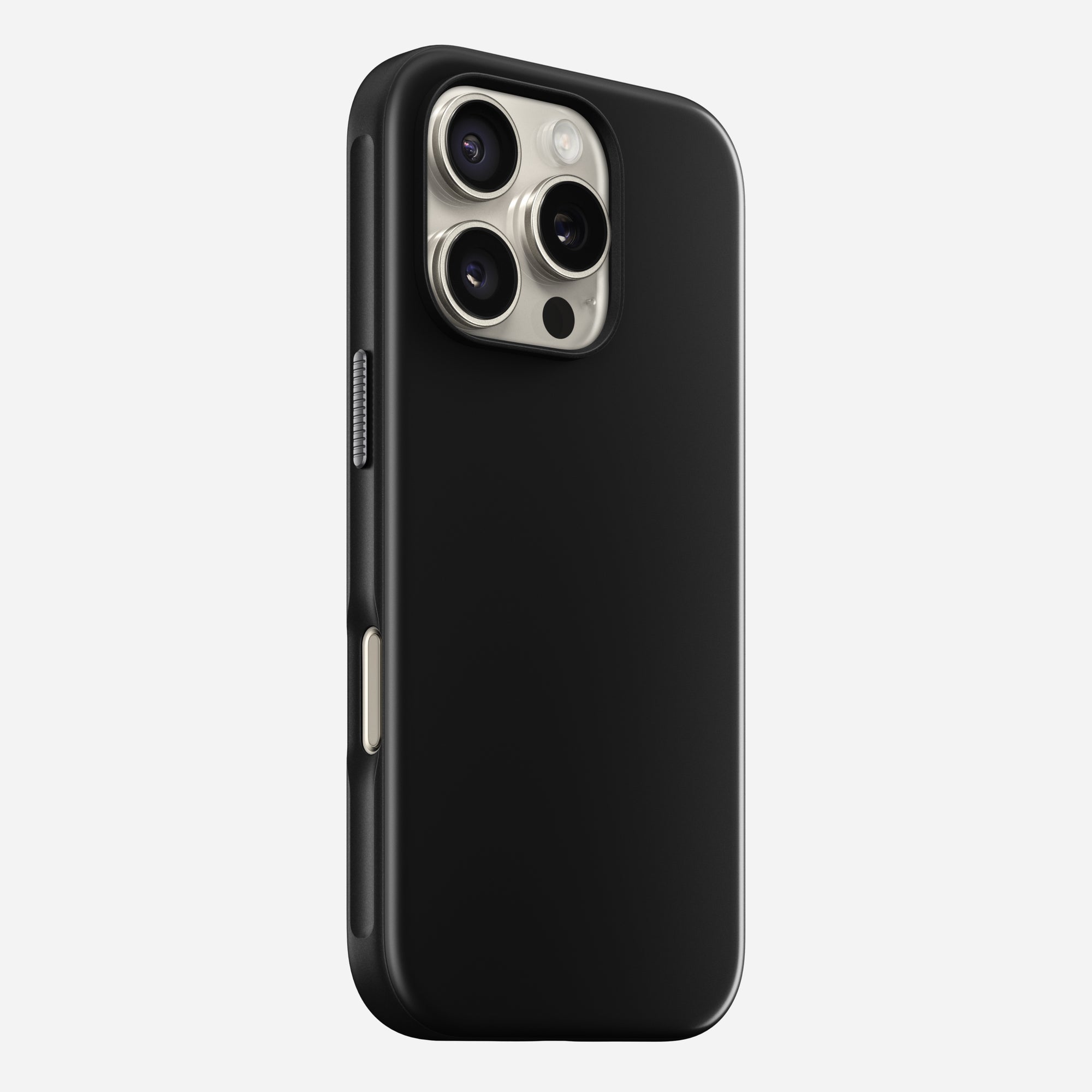 Nomad Backcover – für Apple iPhone 16 Pro, MagSafe, TPU, Schwarz, bis 2,4 m sturzsicher