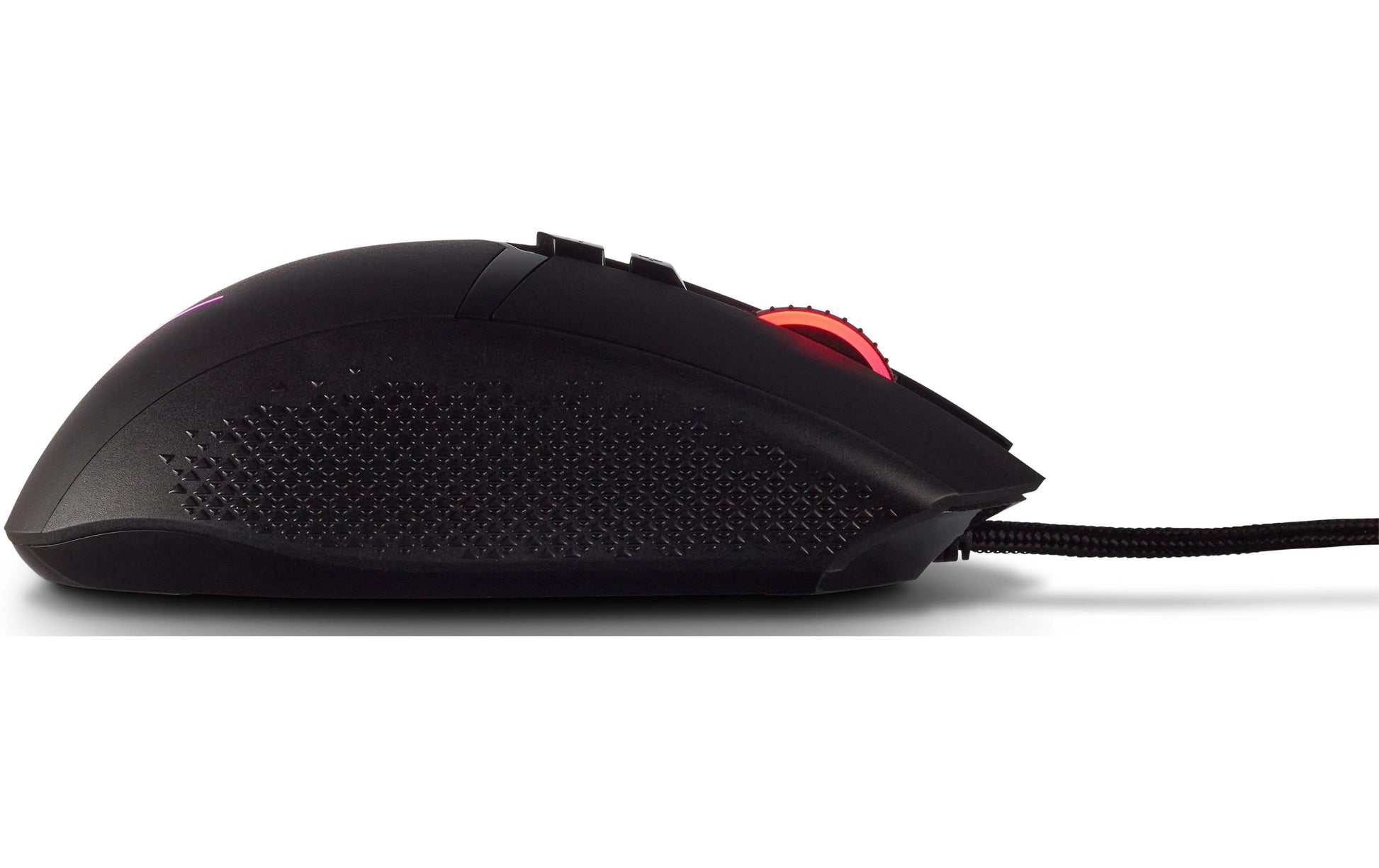 Erazer Mouse Wizard P20 Gaming-Maus – kabelgebunden, für Rechtshänder, RGB, umschaltbare DPI, schwarz