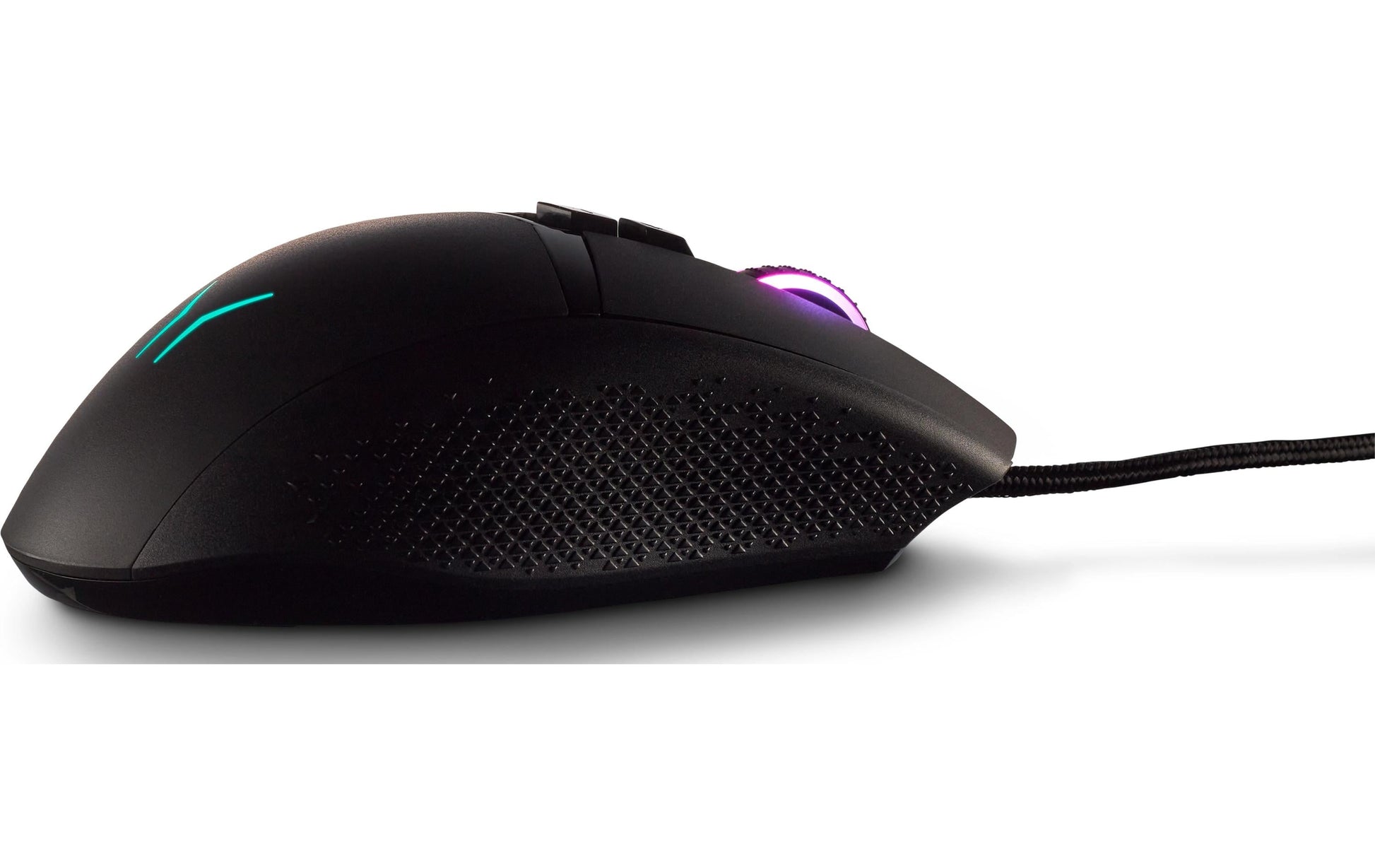 Erazer Mouse Wizard P20 Gaming-Maus – kabelgebunden, für Rechtshänder, RGB, umschaltbare DPI, schwarz