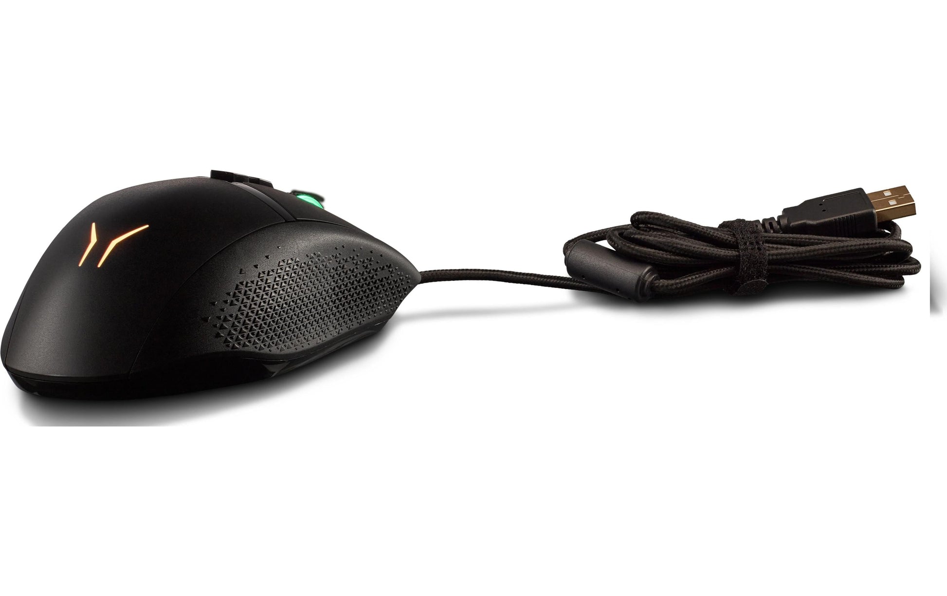 Erazer Mouse Wizard P20 Gaming-Maus – kabelgebunden, für Rechtshänder, RGB, umschaltbare DPI, schwarz