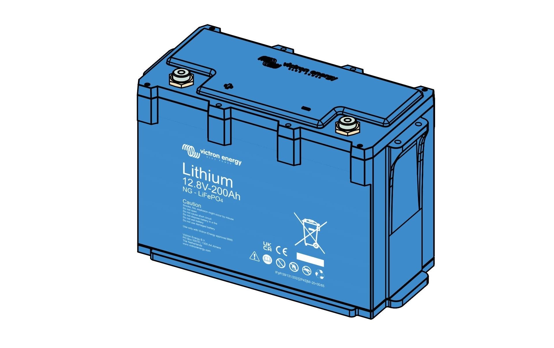 Victron Akku 12,9 V 200000 mAh 2560,00 Wh Li‑FePO4