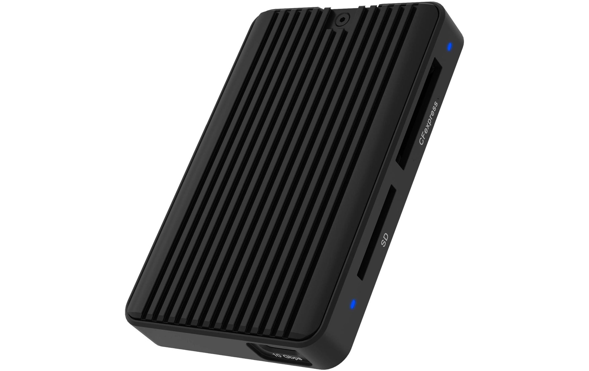 ICY BOX USB-Kartenleser USB-C – CFexpress, SD – USB 3.2 Gen 2 (10 Gbit/s) – LED-Anzeige – für Windows, macOS