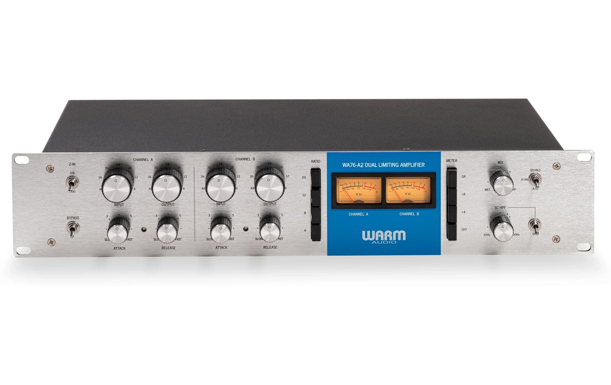 Warm Audio WA76-A2 – Mikrofon-Vorverstärker, XLR, Netzbetrieb, Grau