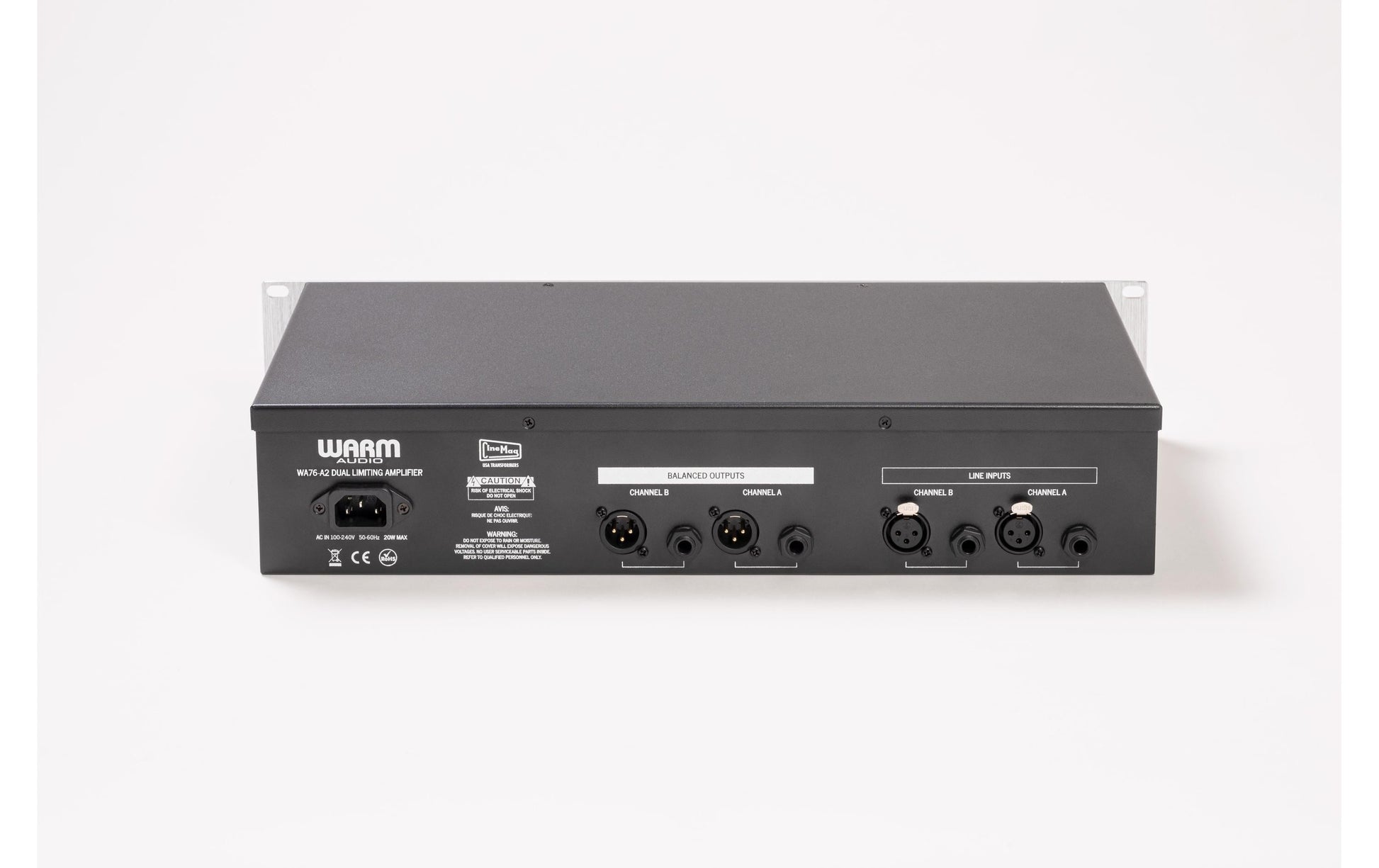 Warm Audio WA76-A2 – Mikrofon-Vorverstärker, XLR, Netzbetrieb, Grau