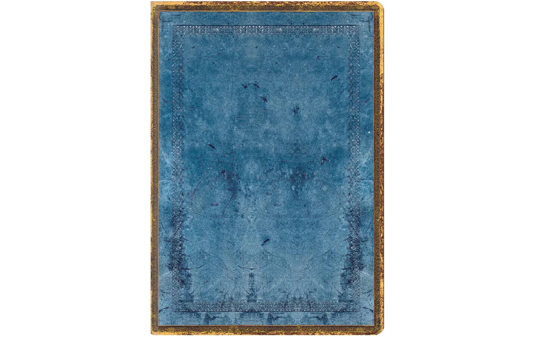 Paperblanks Notizheft – A6 – Liniert 5 mm – 80 Seiten – 100 g/m² – Softcover, Perforiert – Blau – FSC