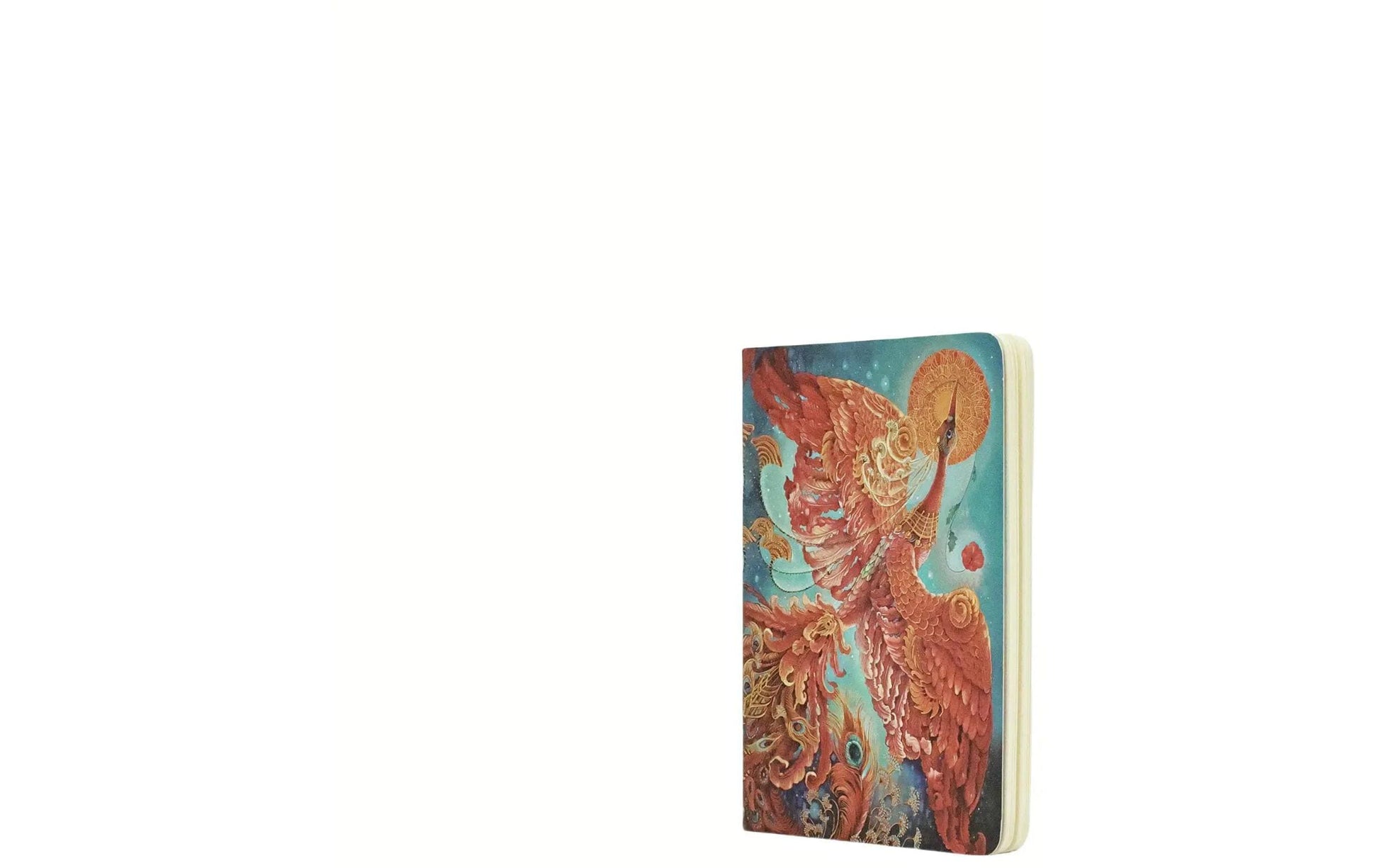 Paperblanks Notizheft – A6 – 80 Blatt – 100 g/m² – Hardcover, perforiert, abgerundete Kanten – rot, FSC