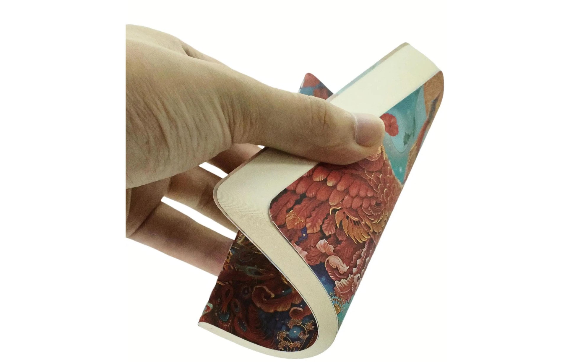 Paperblanks Notizheft – A6 – 80 Blatt – 100 g/m² – Hardcover, perforiert, abgerundete Kanten – rot, FSC