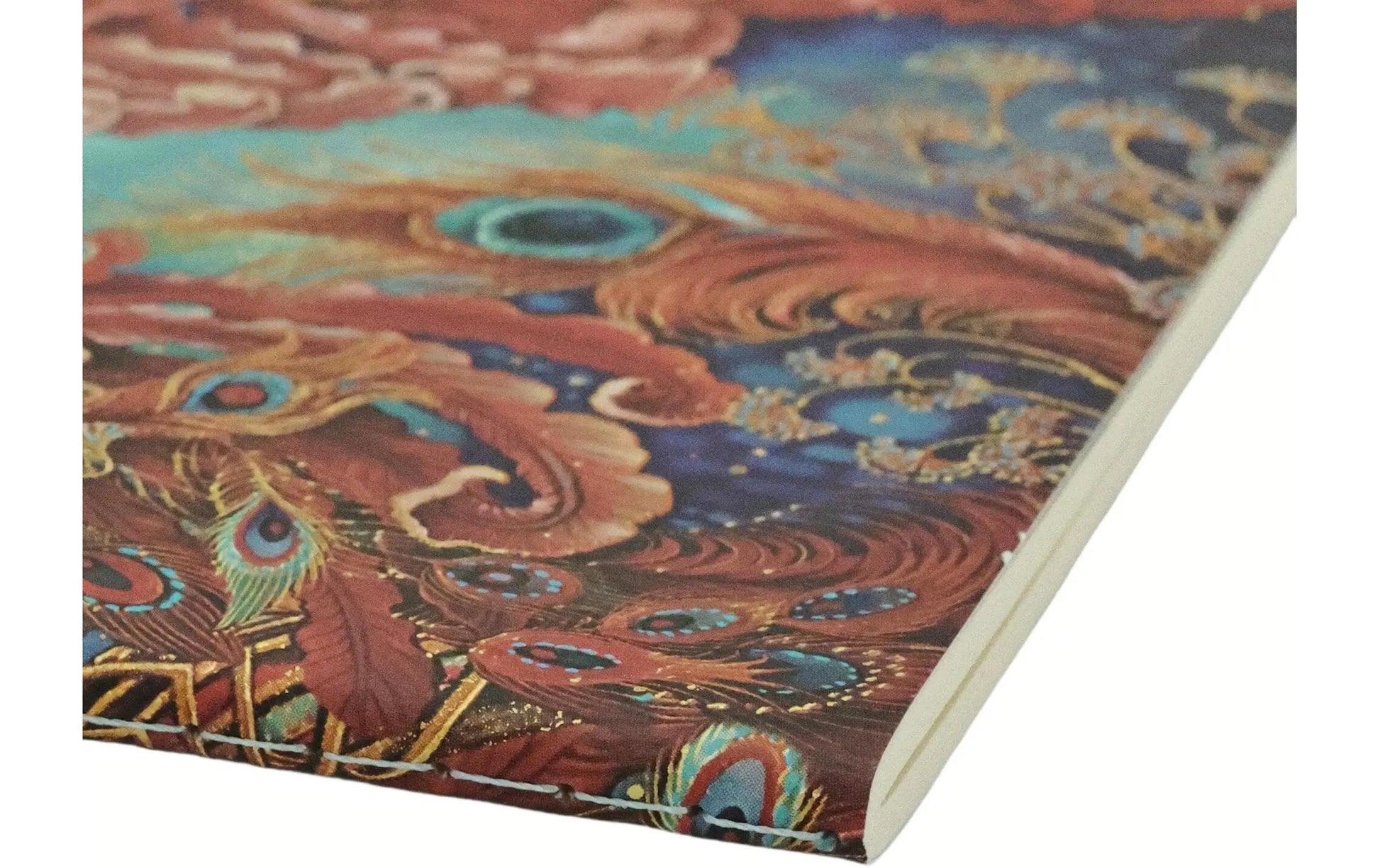 Paperblanks Notizheft – A5 – 80 Blatt – 100 g/m² – Hardcover, perforiert, abgerundete Kanten – rot, FSC