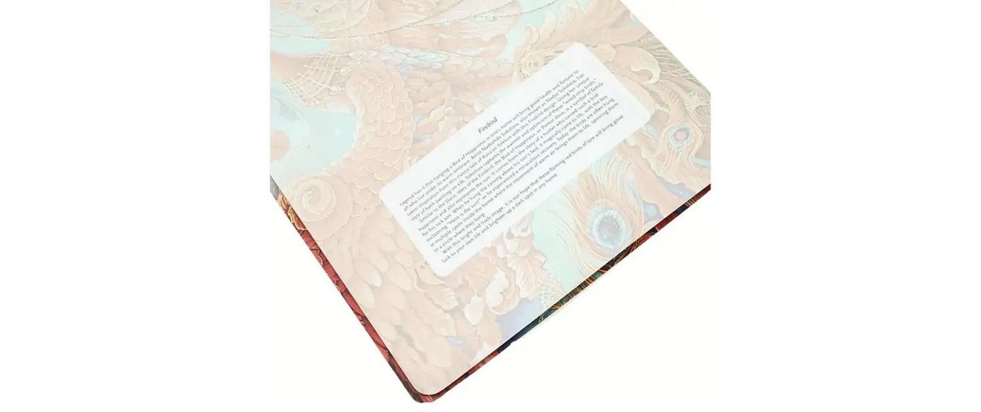 Paperblanks Notizheft – A4 – liniert – 80 Blatt – Hardcover, perforiert, Feuervogel, rot, FSC