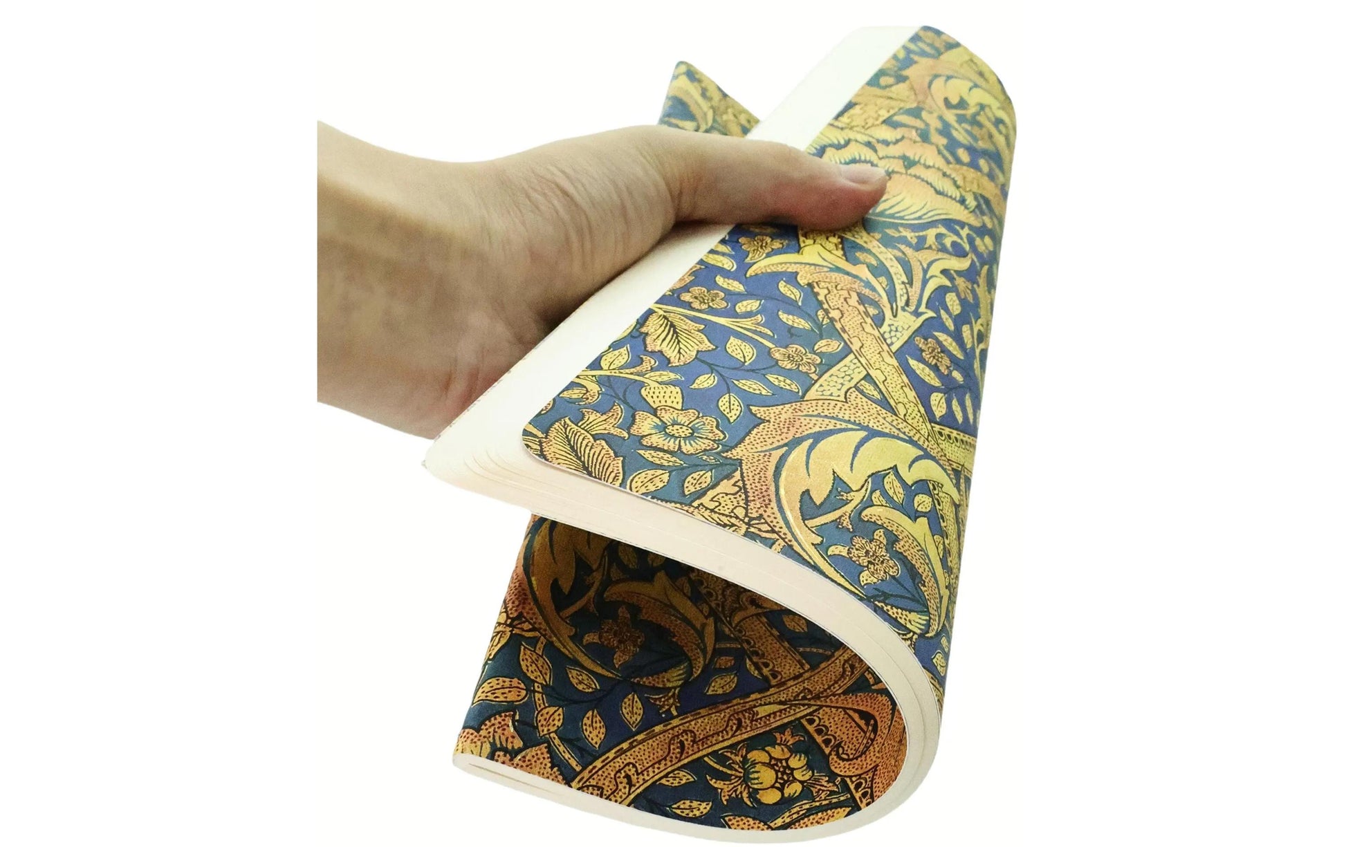 Paperblanks Notizheft – A4 – 80 Blatt – 100 g/m² – Hardcover, perforiert, abgerundete Kanten, blau, FSC