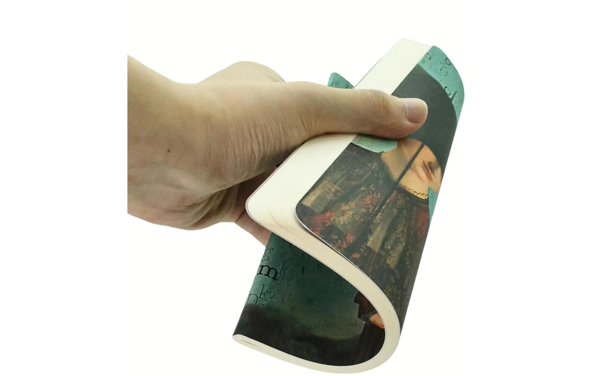 Paperblanks Notizheft – A5 – 80 Blatt – 100 g/m² – Hardcover, perforiert, abgerundete Kanten, blau, FSC