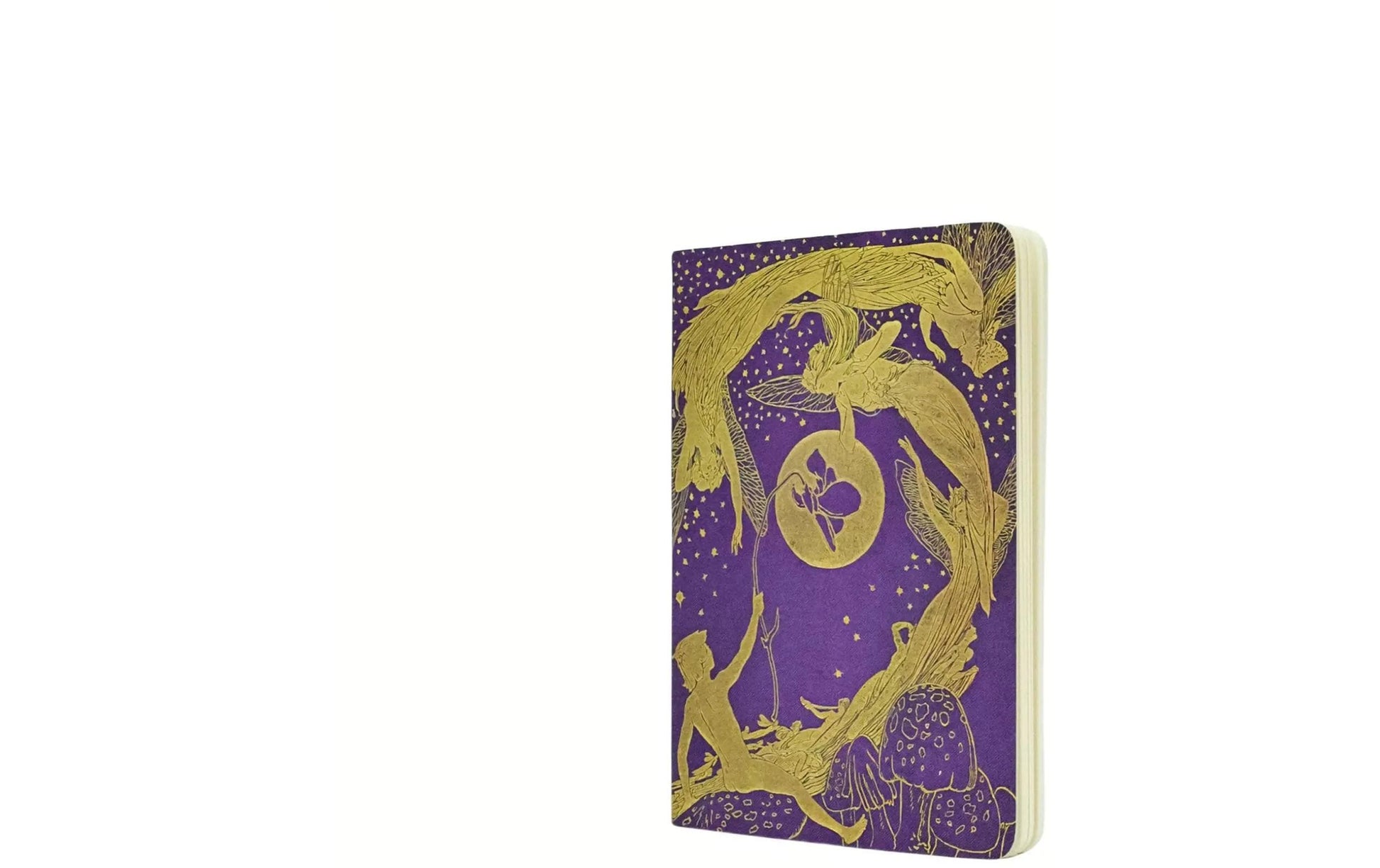 Paperblanks Notizheft – A5 – 100 g/m² – Hardcover, perforiert, abgerundete Kanten, violett (gemustert), FSC