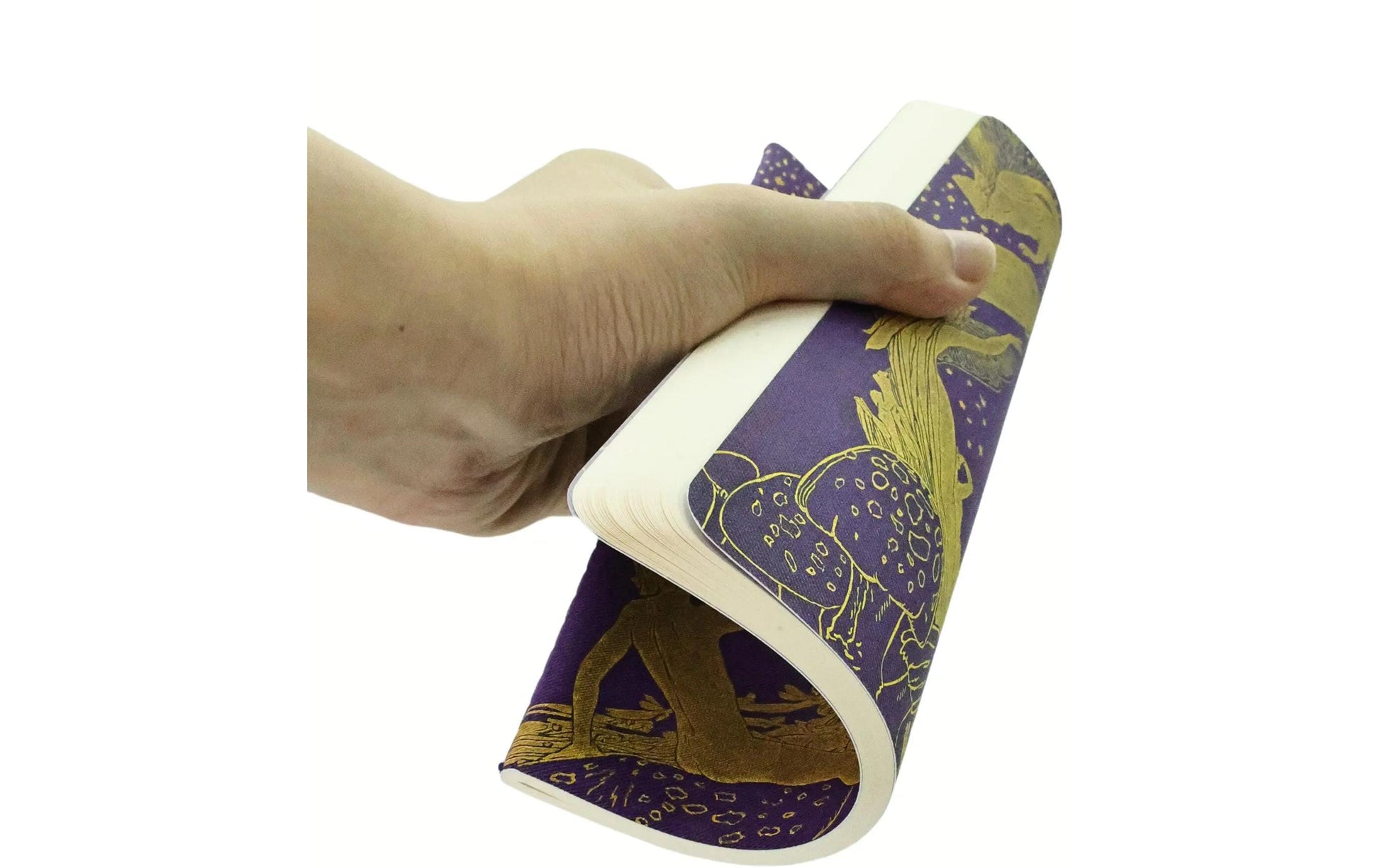 Paperblanks Notizheft – A5 – 100 g/m² – Hardcover, perforiert, abgerundete Kanten, violett (gemustert), FSC