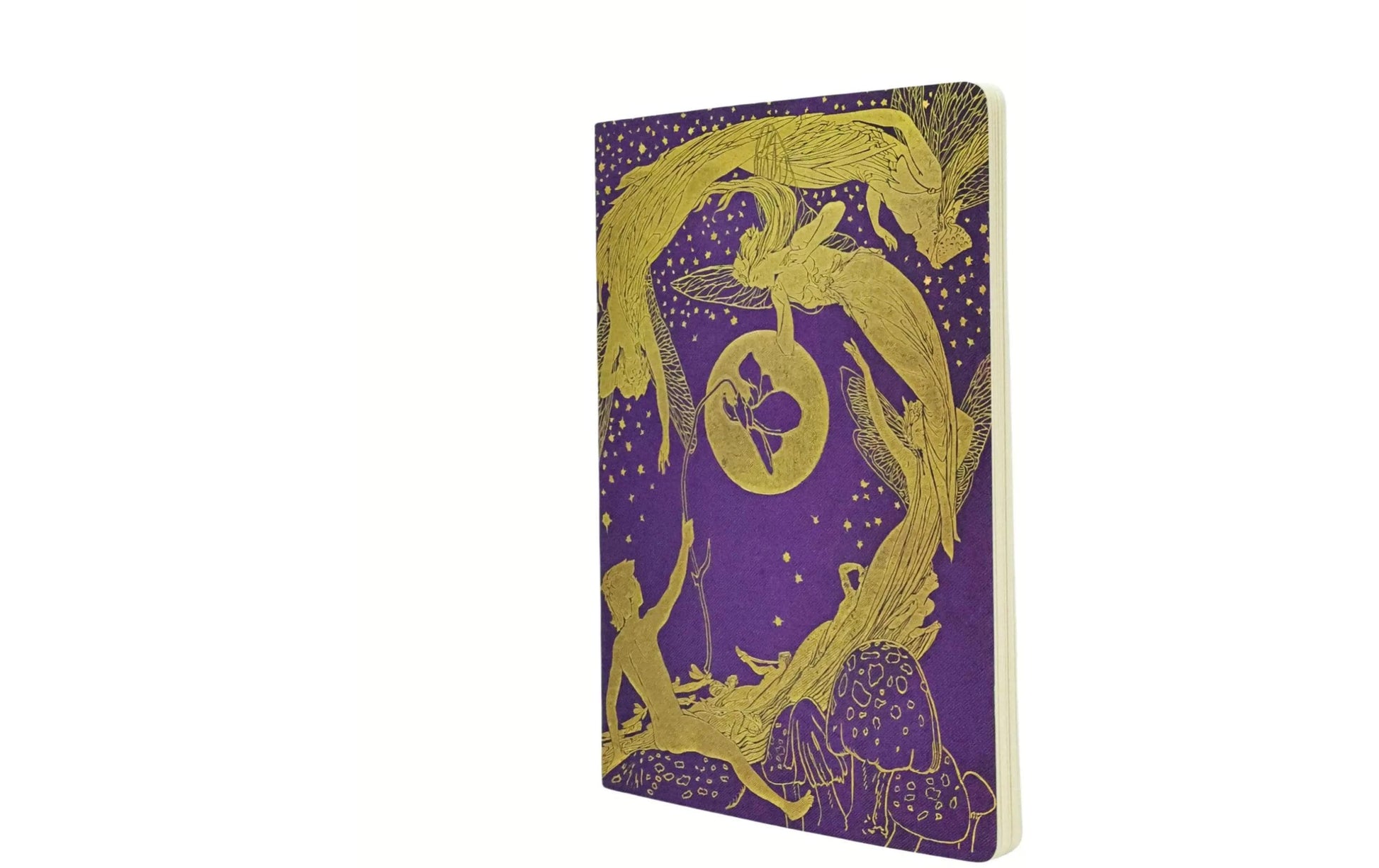 Paperblanks Notizheft – A4 – 80 Seiten – 100 g/m² – Hardcover, perforiert, abgerundete Kanten – violett – FSC