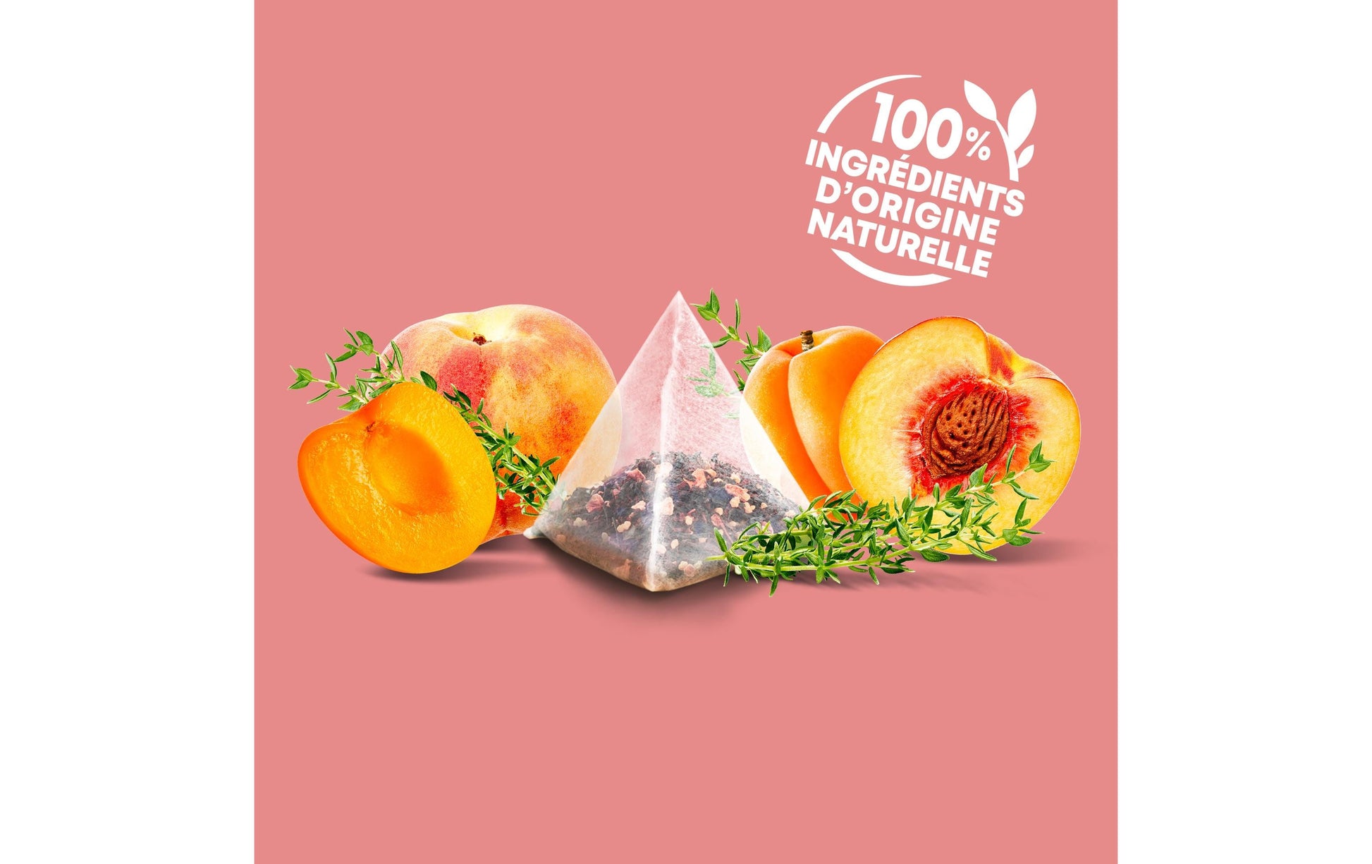 Eléphant Früchtetee Pfirsich & Aprikose – Teebeutel 20 Beutel