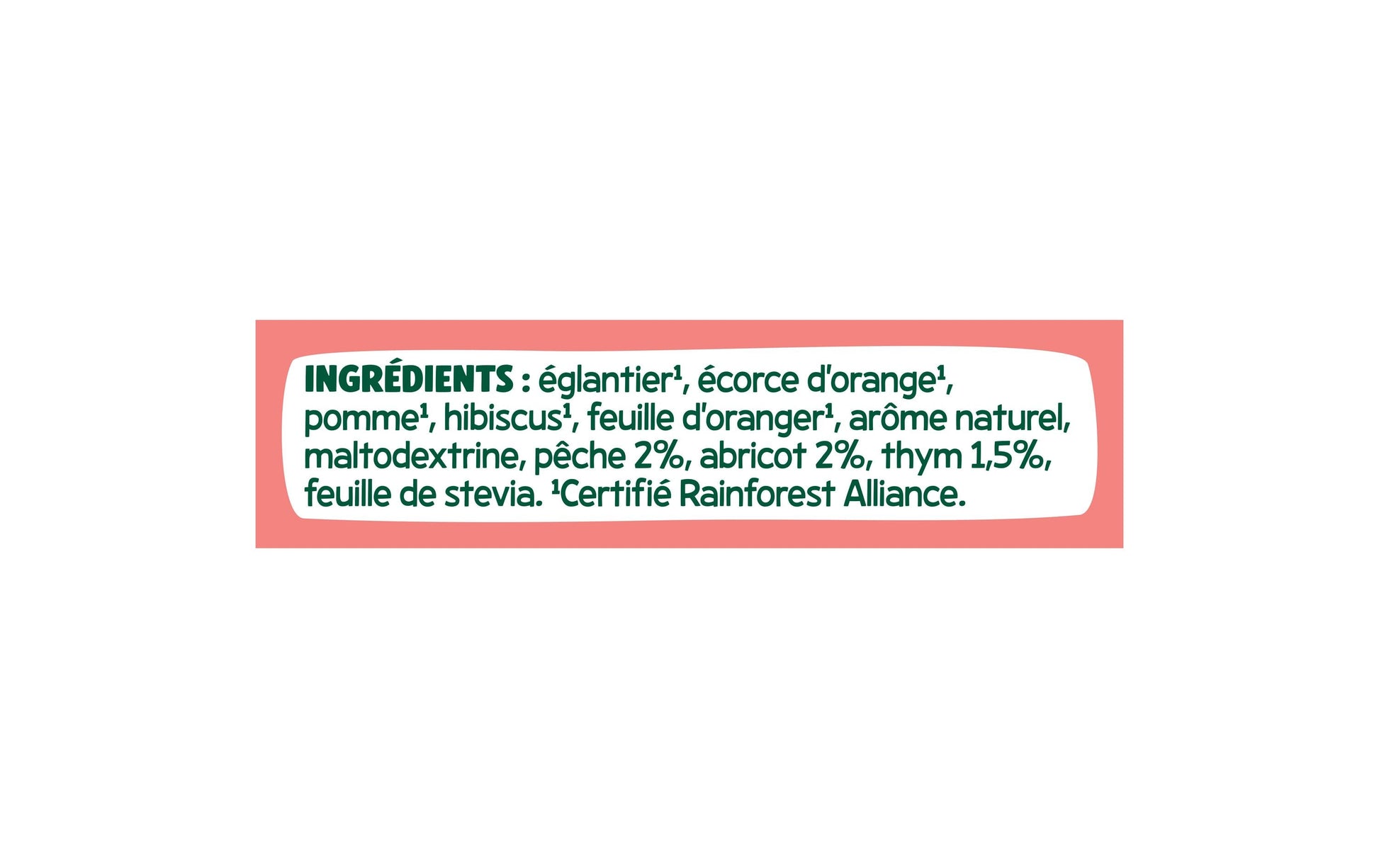 Eléphant Früchtetee Pfirsich & Aprikose – Teebeutel 20 Beutel