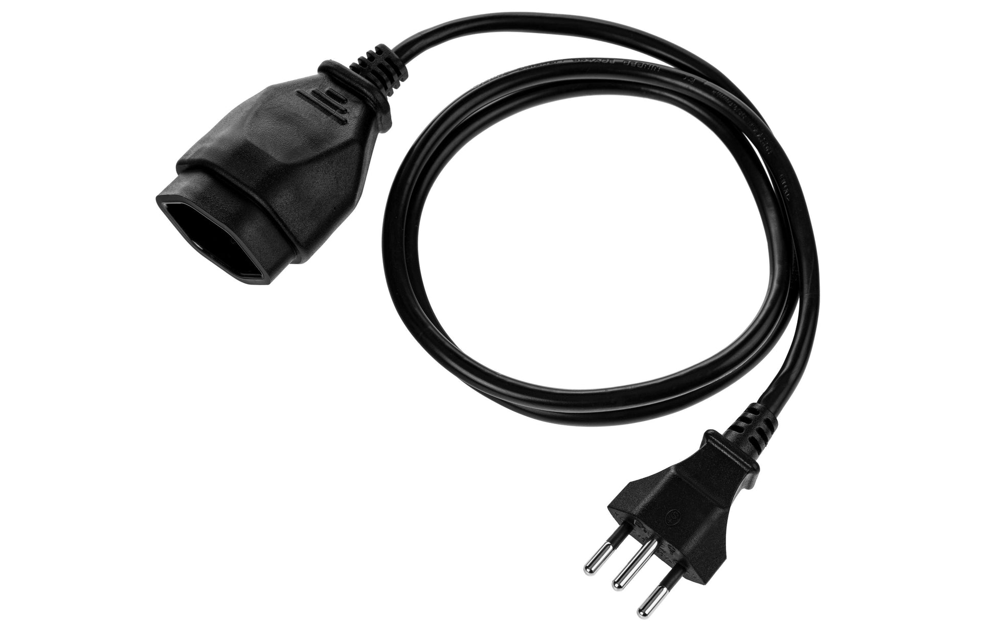 Furber. Furber F.power Verlängerungskabel – T12–T13, 1 m, 3×1 mm², schwarz, 3er-Set