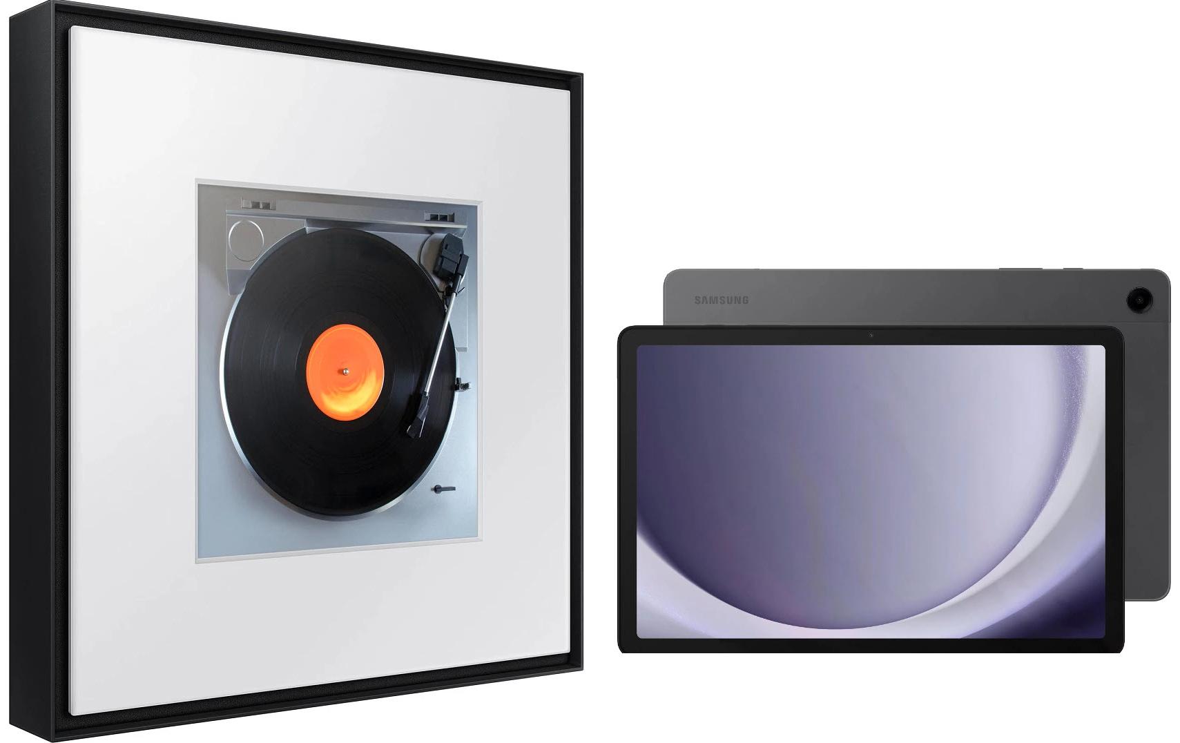 Samsung Music Frame Tablet Bundle – Tab A9, 64 GB / Wi‑Fi, Graphit