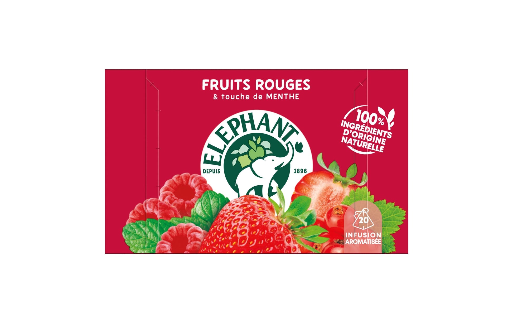 Eléphant Früchtetee Rote Früchte – Teebeutel 20 Beutel