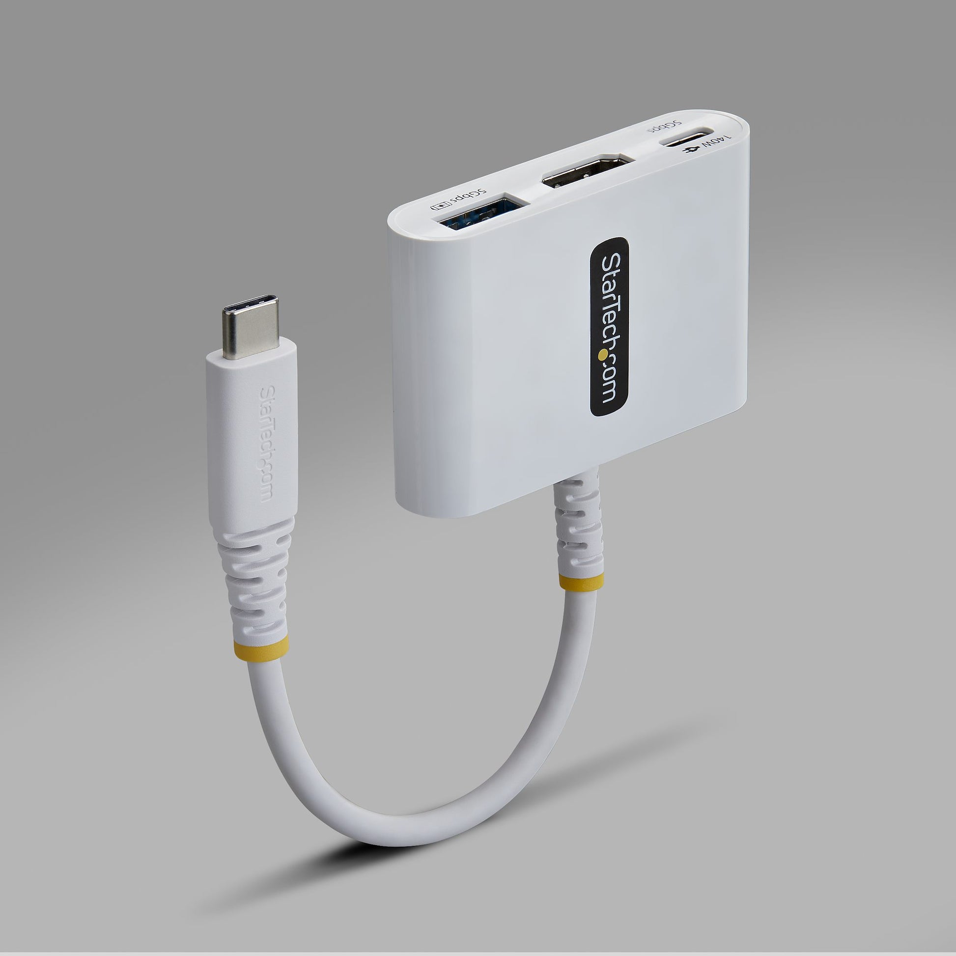 StarTech.com 168W USB-C Multiport-Adapter – USB-C, 1× HDMI, 1× USB-A, 140 W PD, für Mac/iPad/Windows