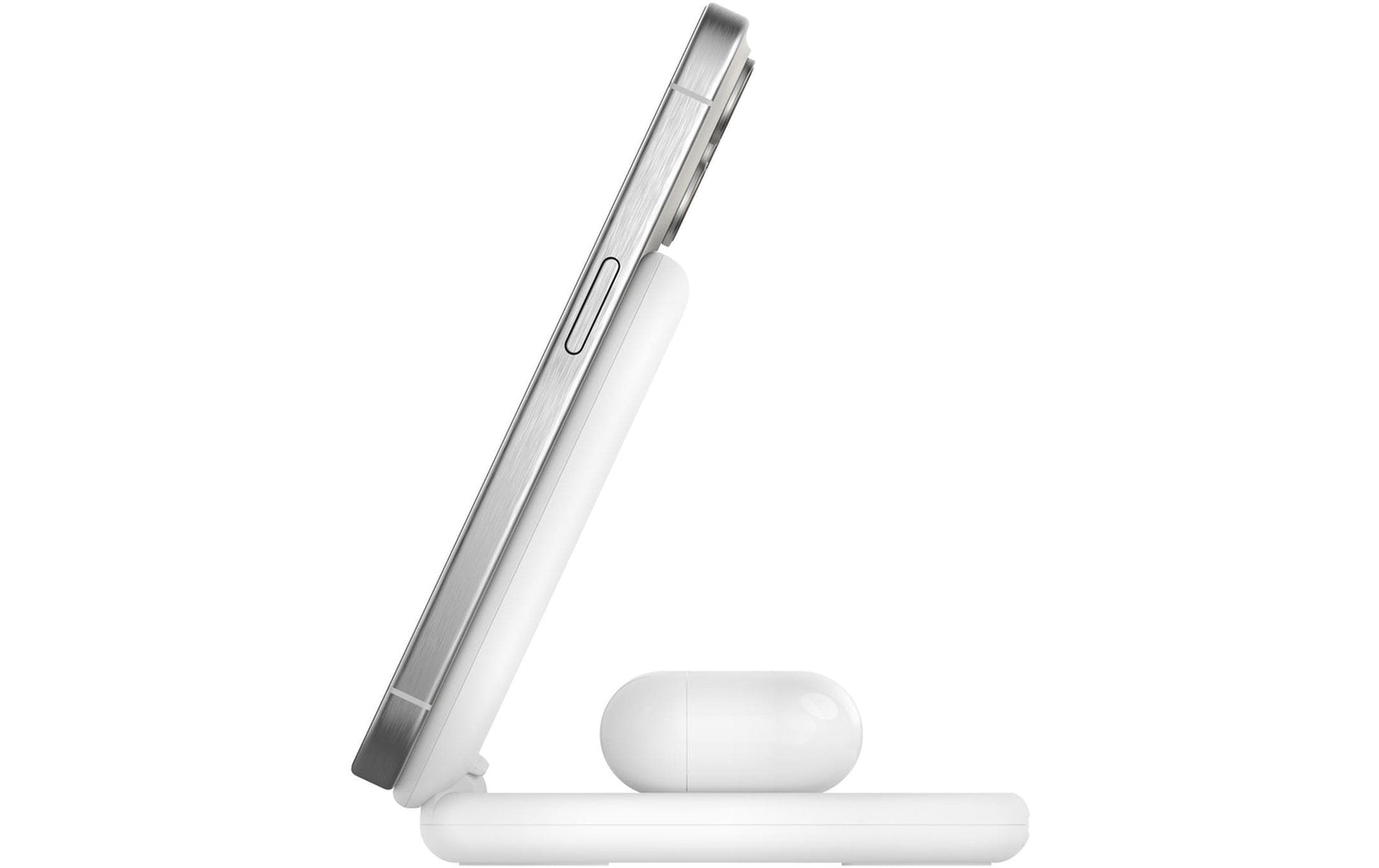 Belkin Boost Charge Ladestation – 15 W, Qi, klappbar, 2-in-1 – für Qi-kompatible Smartphones