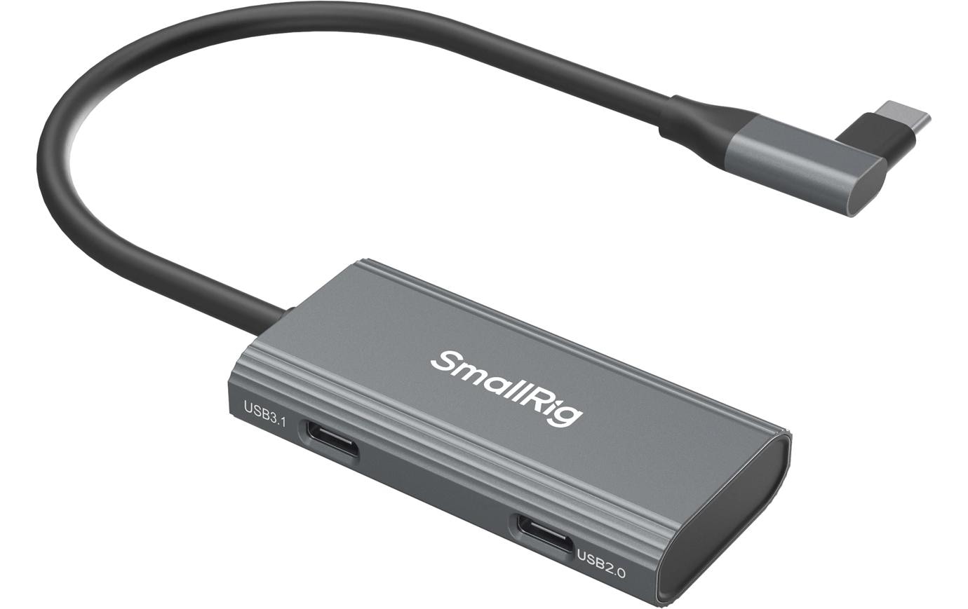 SmallRig 4598 USB-Hub – USB-C, 1× USB-A, 2× USB-C, 100 W PD
