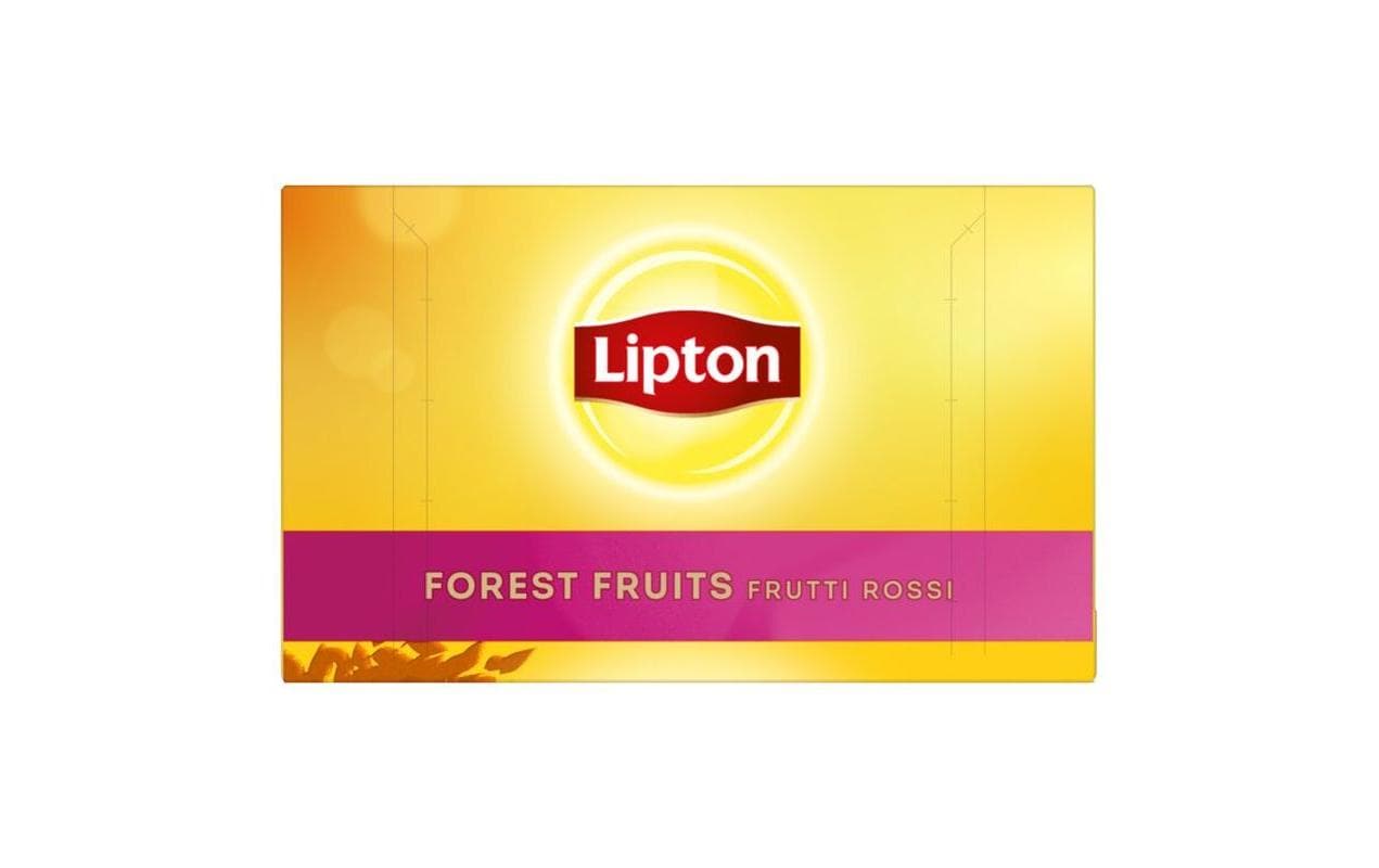Lipton Schwarztee Waldbeeren – Teebeutel 20 Beutel – Fairtrade