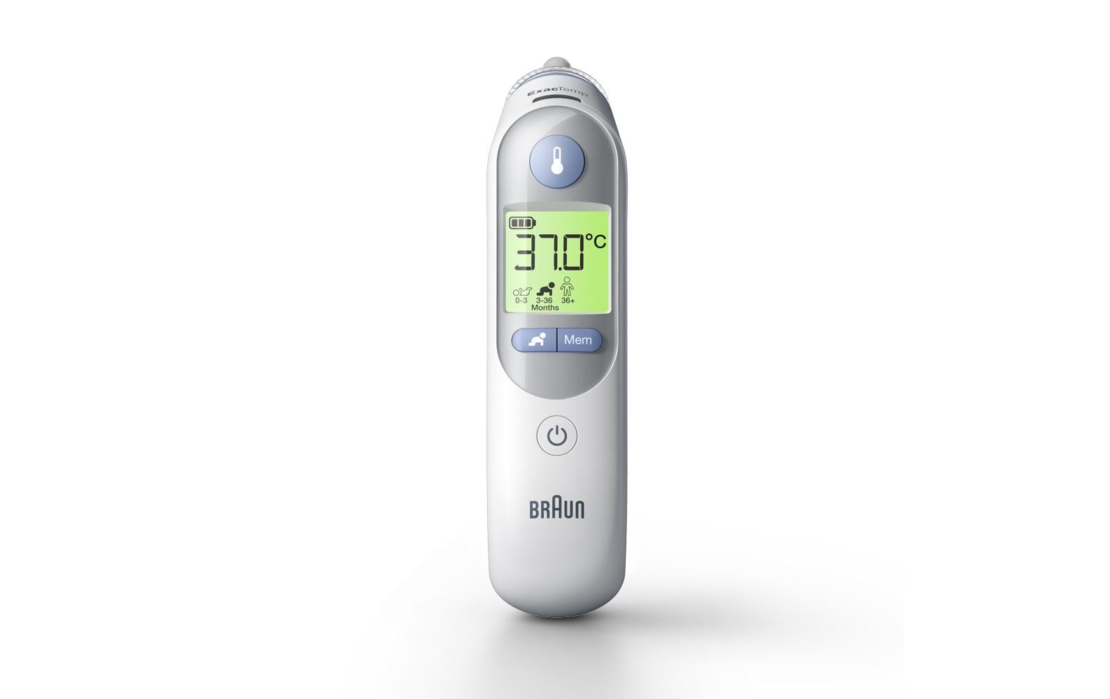 Braun ThermoScan 7 IRT6520 – Infrarot-Ohrthermometer – für Neugeborene, 9 Speicherplätze