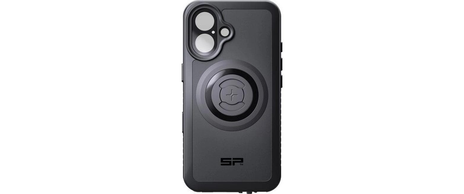 SP Connect Backcover – für Apple iPhone 16 – schwarz – MagSafe-kompatibel, wasserdicht