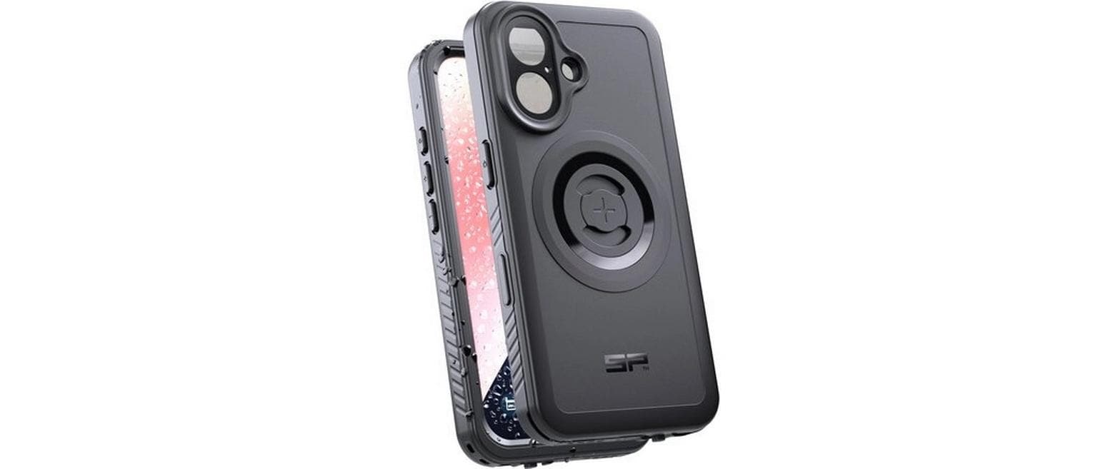 SP Connect Backcover – für Apple iPhone 16 – schwarz – MagSafe-kompatibel, wasserdicht