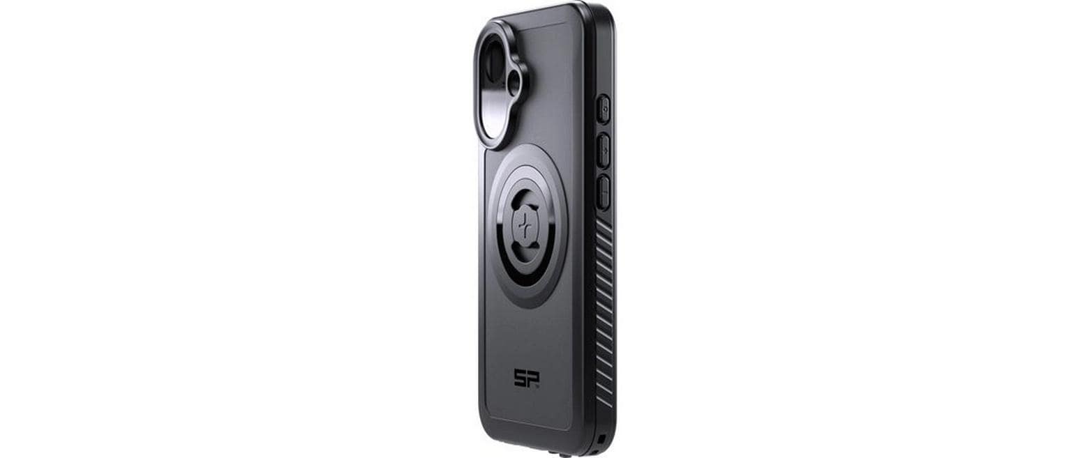 SP Connect Backcover – für Apple iPhone 16 – schwarz – MagSafe-kompatibel, wasserdicht